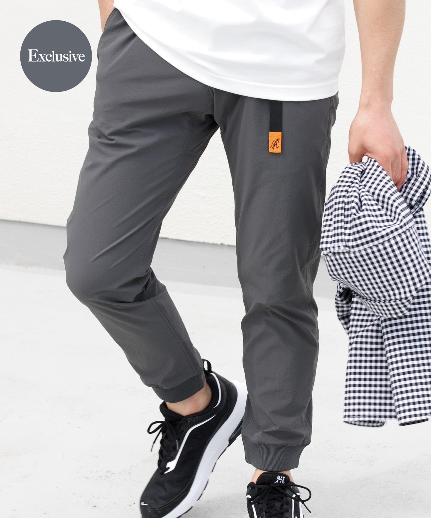 グラミチ アーバンリサーチ ストレッチ ウェザー リブ ジョガー パンツ M URBAN RESEARCH ROSSO MEN（アーバンリサーチロッソメン）の