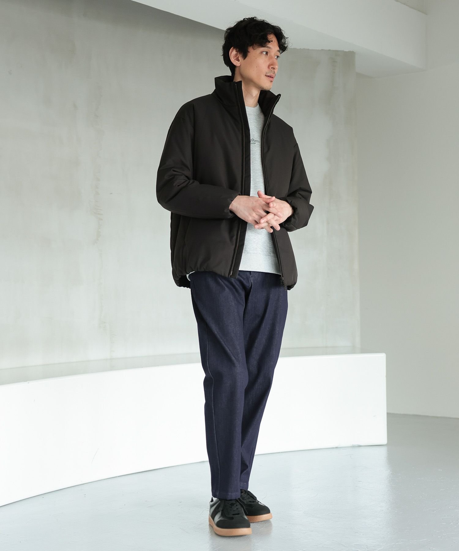 SALE／10%OFF】GLOBAL WORK ライトウォームスタンドブルゾン/ 115829 