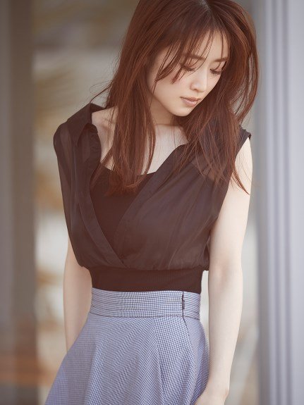 honokana♡2wayフリルドッキングニットトップス　スナイデル UNITED ARROWS LTD. OUTLET｜フリル ドッキング 2WAY ニット