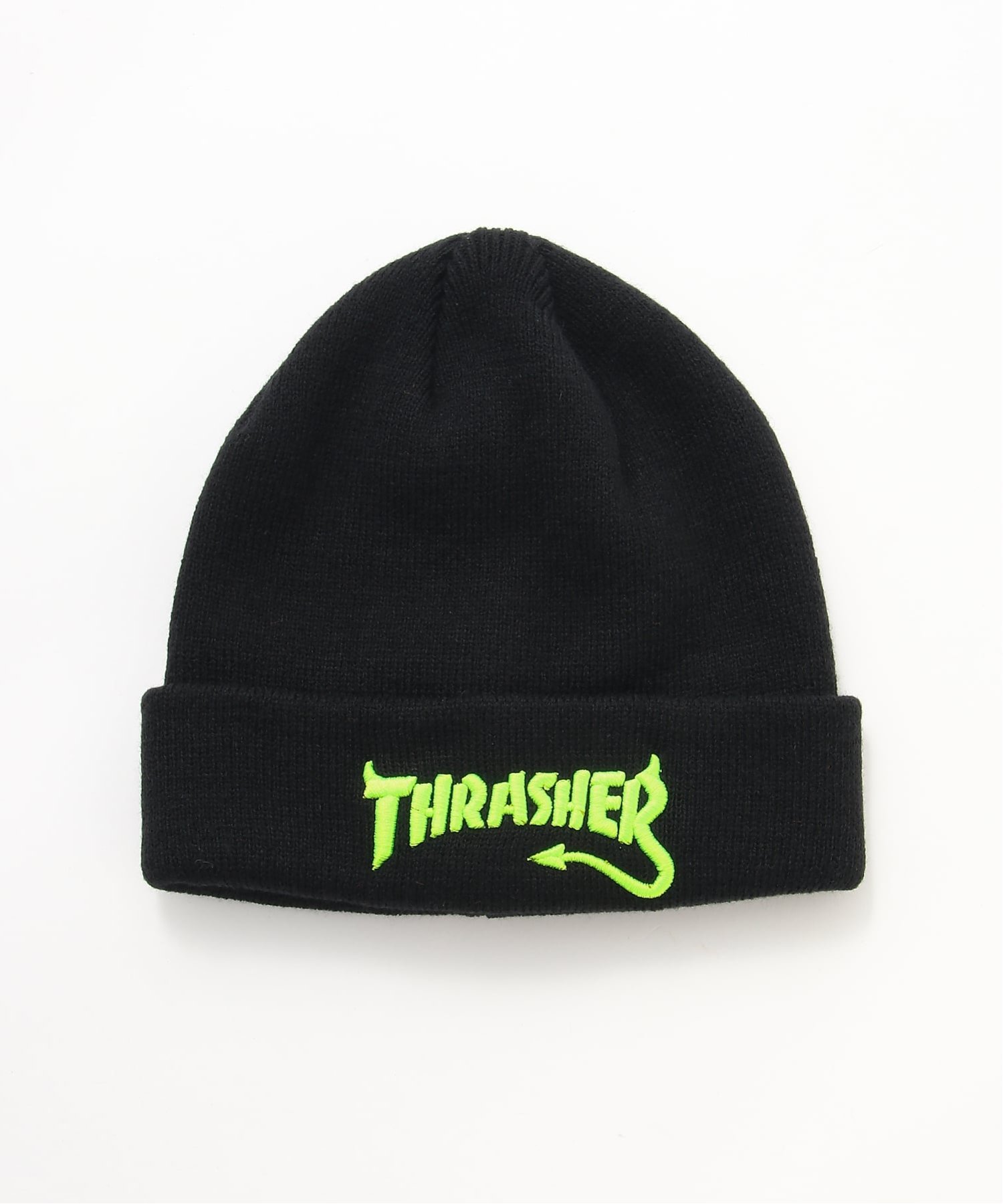 楽天市場】THRASHER スラッシャー キッズサイズ ロゴ刺繍 ニット
