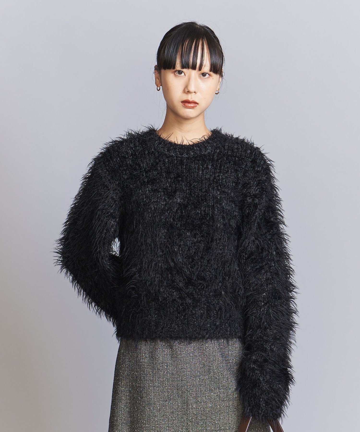 SALE／50%OFF】BEAUTY&YOUTH UNITED ARROWS フェザーヤーン ニット 