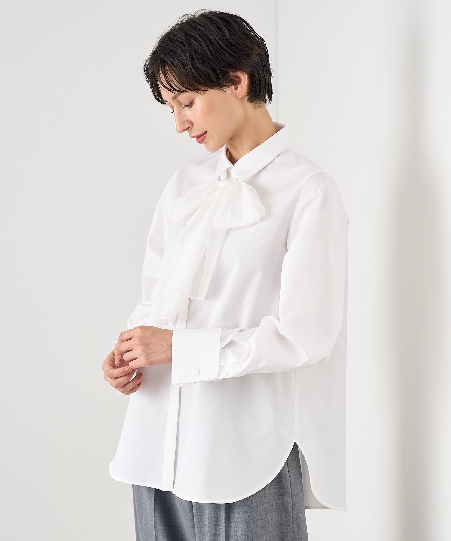 楽天市場】【SALE／40%OFF】コンパクトコットンシアーボウタイ