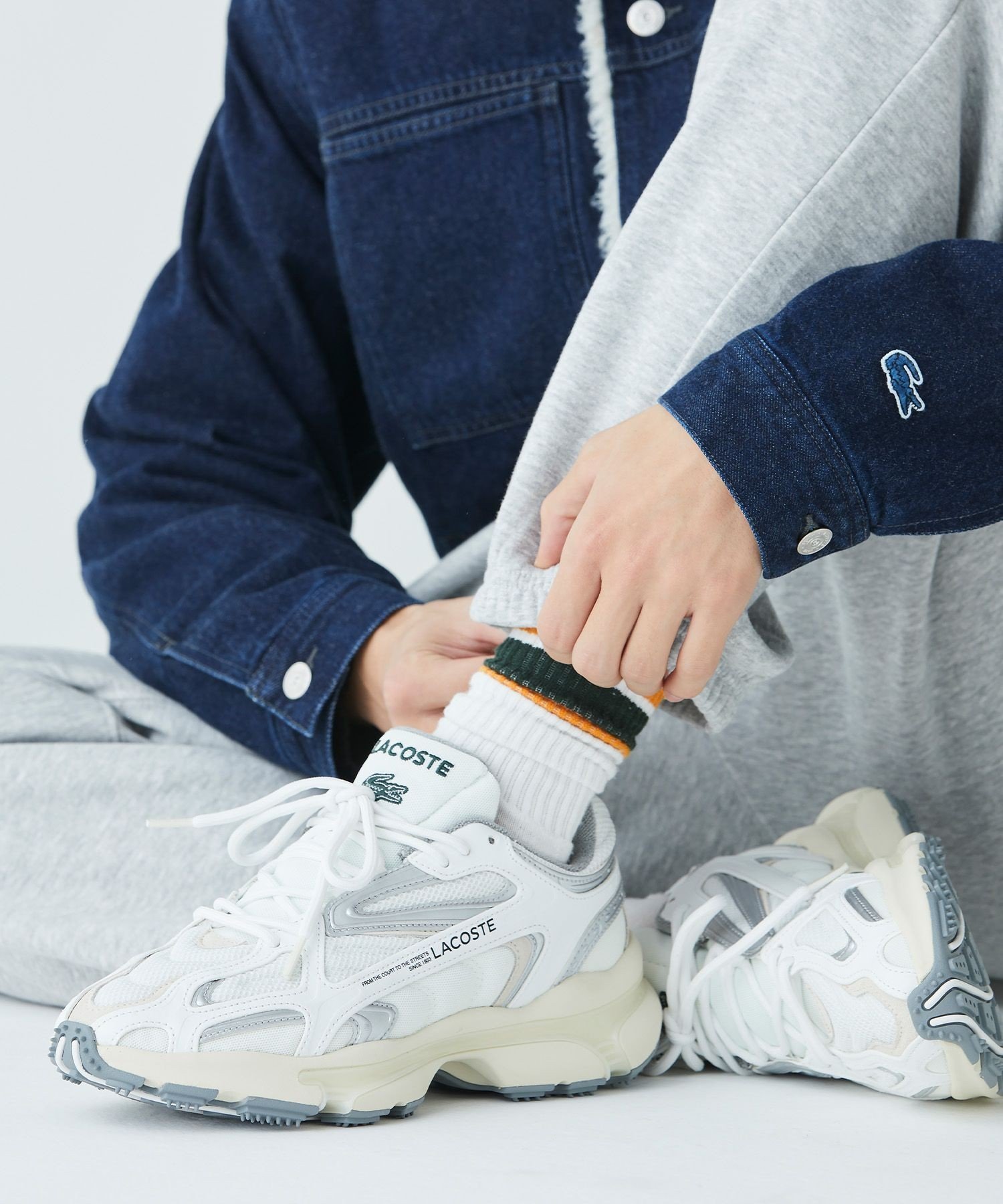【SALE／30%OFF】LACOSTE メンズ L003 2K24 224 1 SMA ラコステ シューズ・靴 スニーカー ホワイト【送料無料】画像