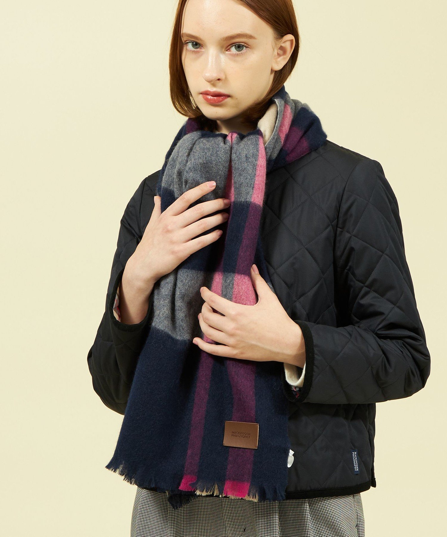 Mackintosh マッキントッシュ チェック柄 ウール マフラー ウール チェックマフラー | マッキントッシュ フィロソフィー