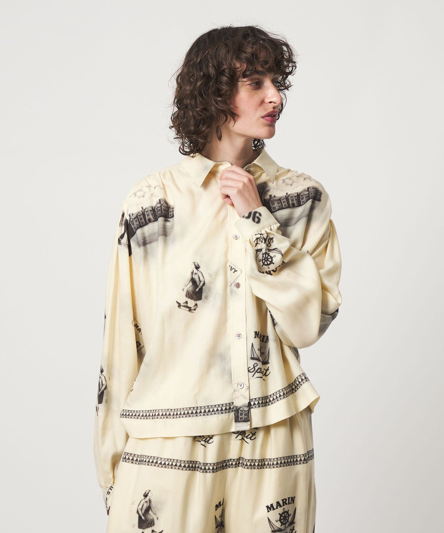 楽天市場】<6(ROKU)>DOT PRINT SHIRT/シャツ 6(ROKU 楽天市場】<6(ROKU)>DOT PRINT SHIRT/シャツ 6(ROKU