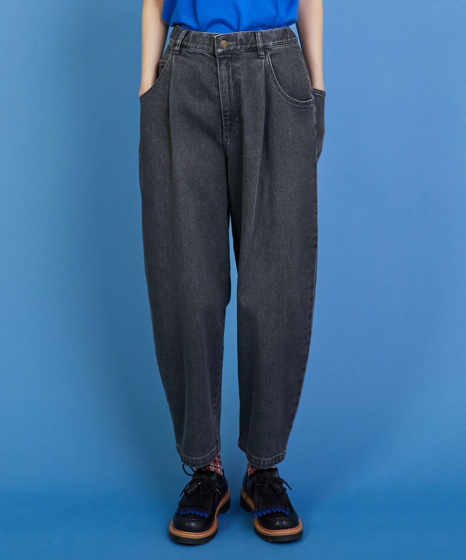 フラボア　パウルクレー　キナリ　生成り　サルエルパンツ　綿麻　忘れっぽい天使 フラボア パウルクレー キナリ 生成り サルエルパンツ 綿麻