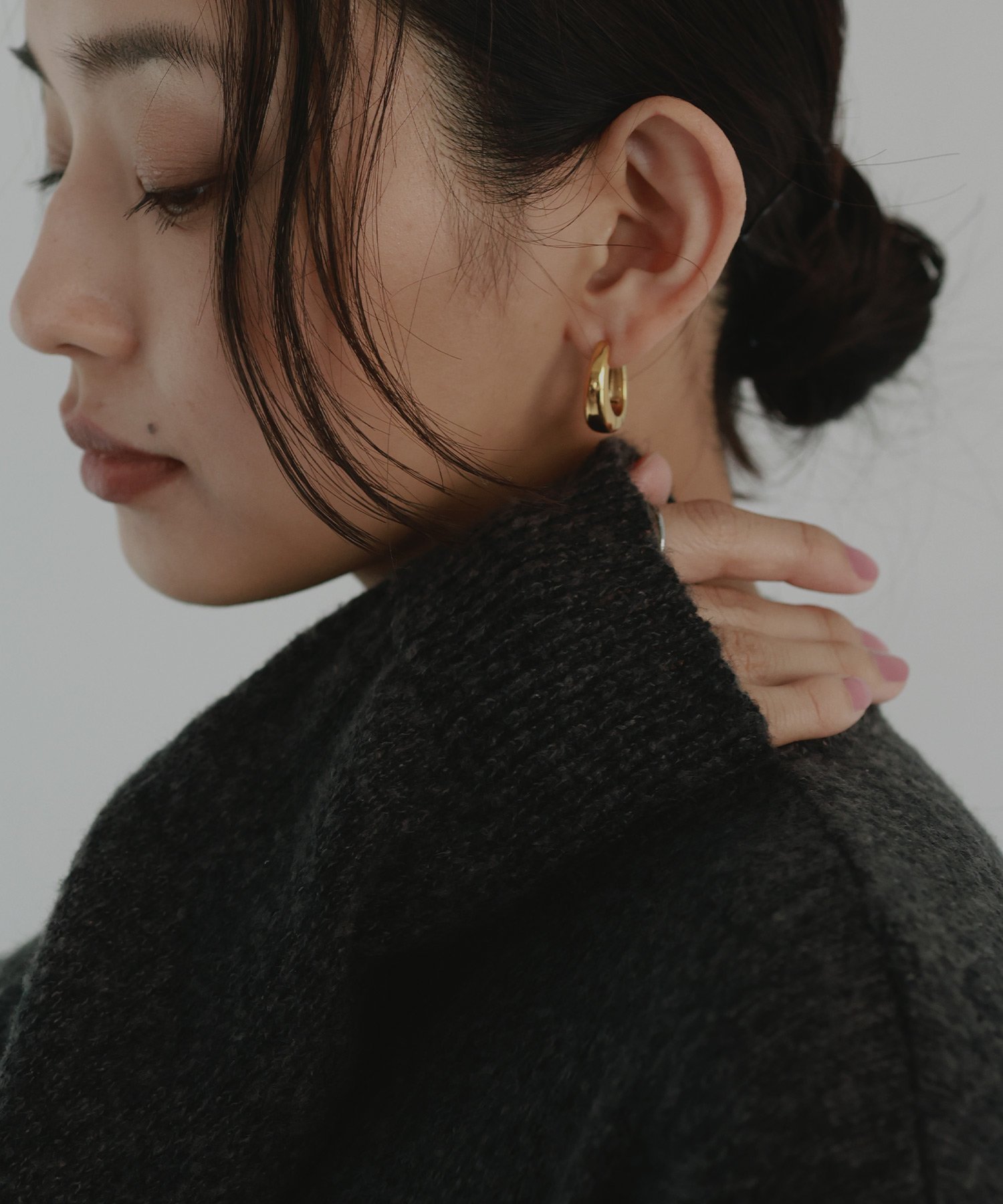 ルメール　ピアス　片耳のみ 楽天市場】ルメール （Lemaire） CURVED MINI DROP ピアス シルバー 両