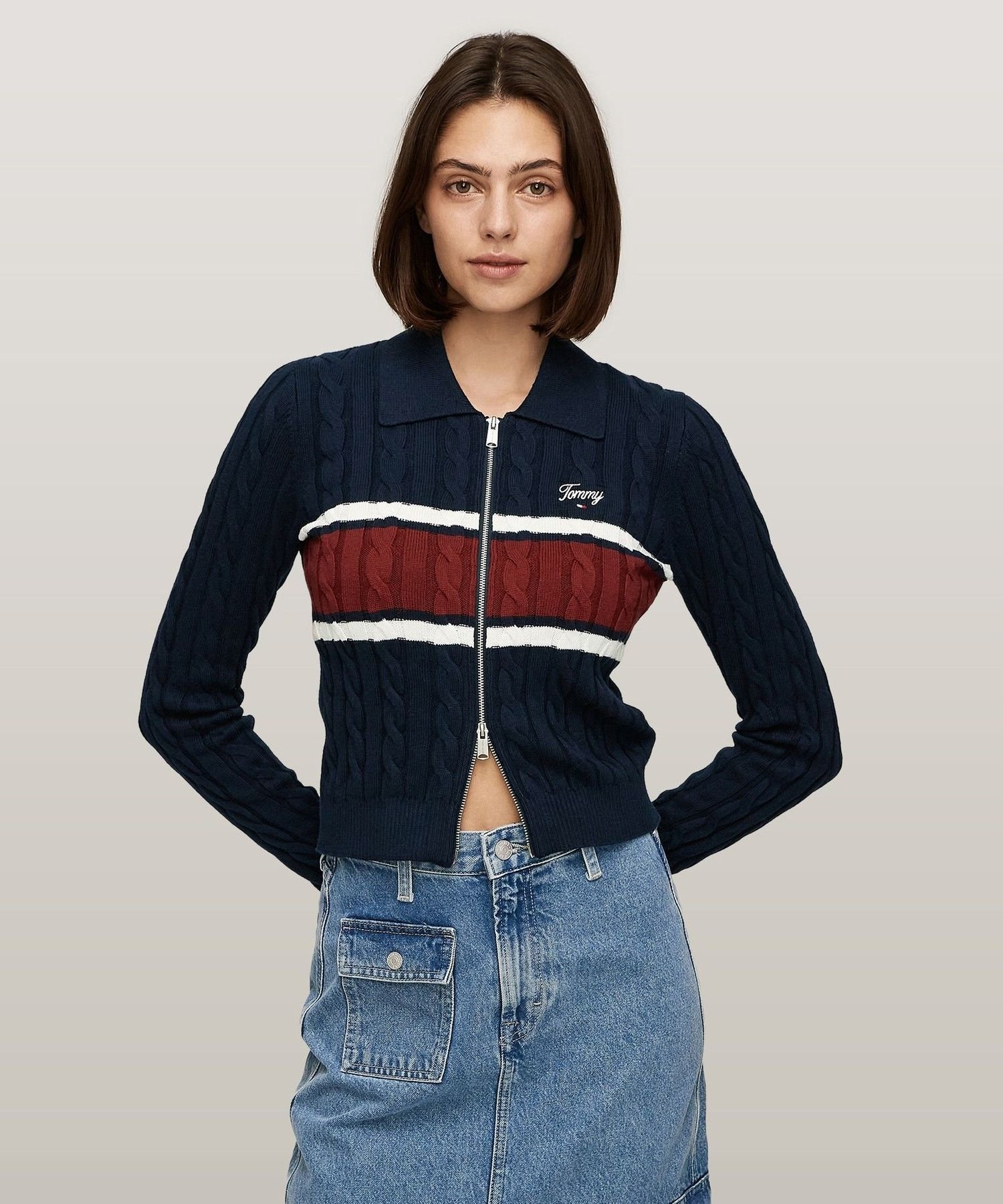新品トミーヒルフィガー2WAYジップアップカーディガン 楽天市場】【SALE／40%OFF】(M)TOMMY HILFIGER(トミー
