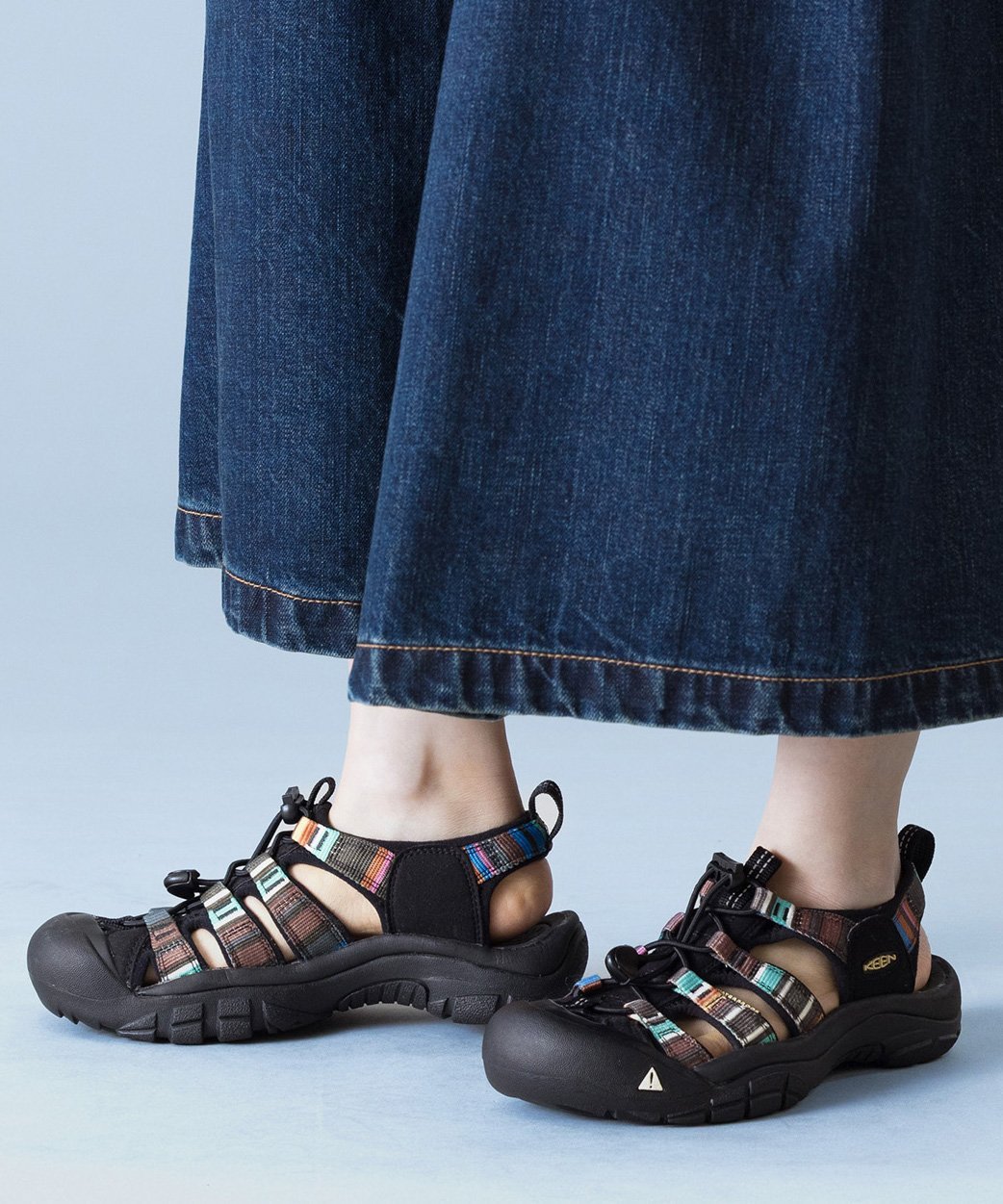 KEEN (WOMEN)NEWPORT H2 / (レディース)ニューポート エイチツー キーン シューズ・靴 サンダル ブラック【送料無料】画像