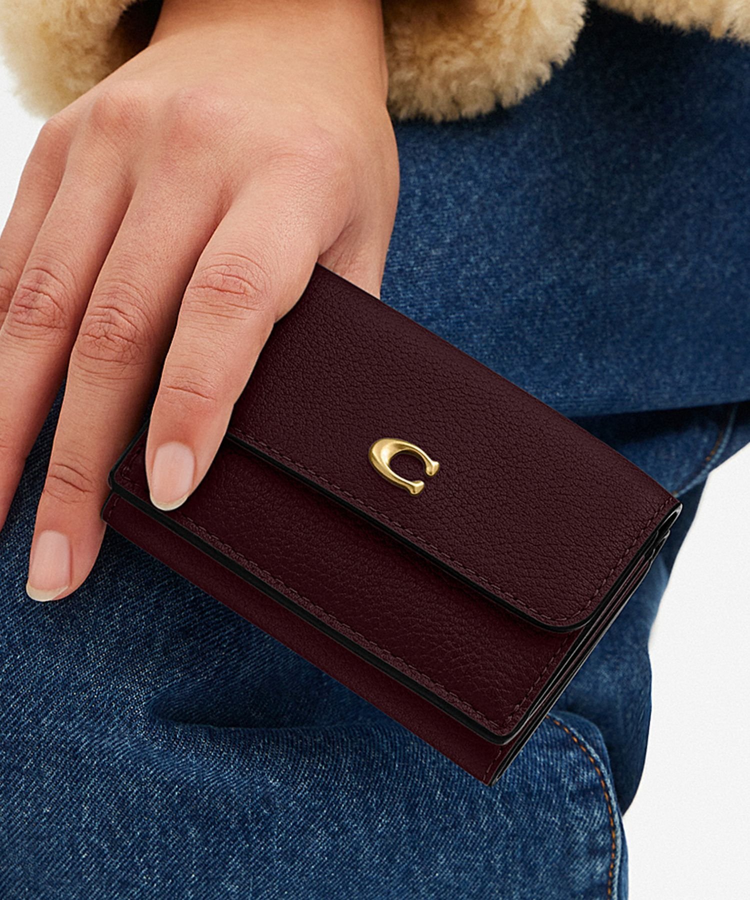 楽天市場】コーチ COACH 三つ折り財布 CU473 イチゴ レディース