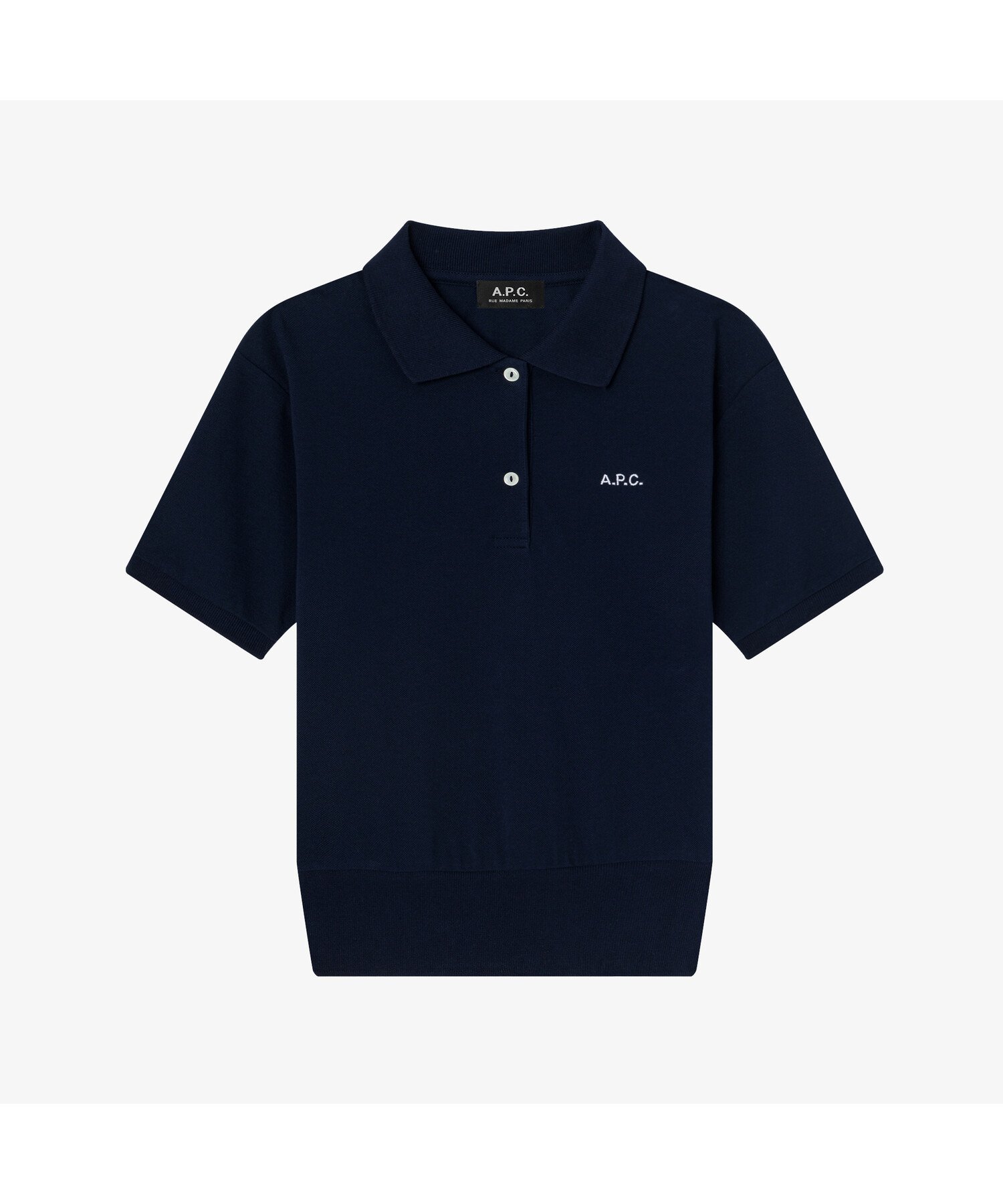 ★APC★CARTER POLO SHIRT★大人気★ A.P.C. - Carter Polo in Heathered Grey – gravitypope