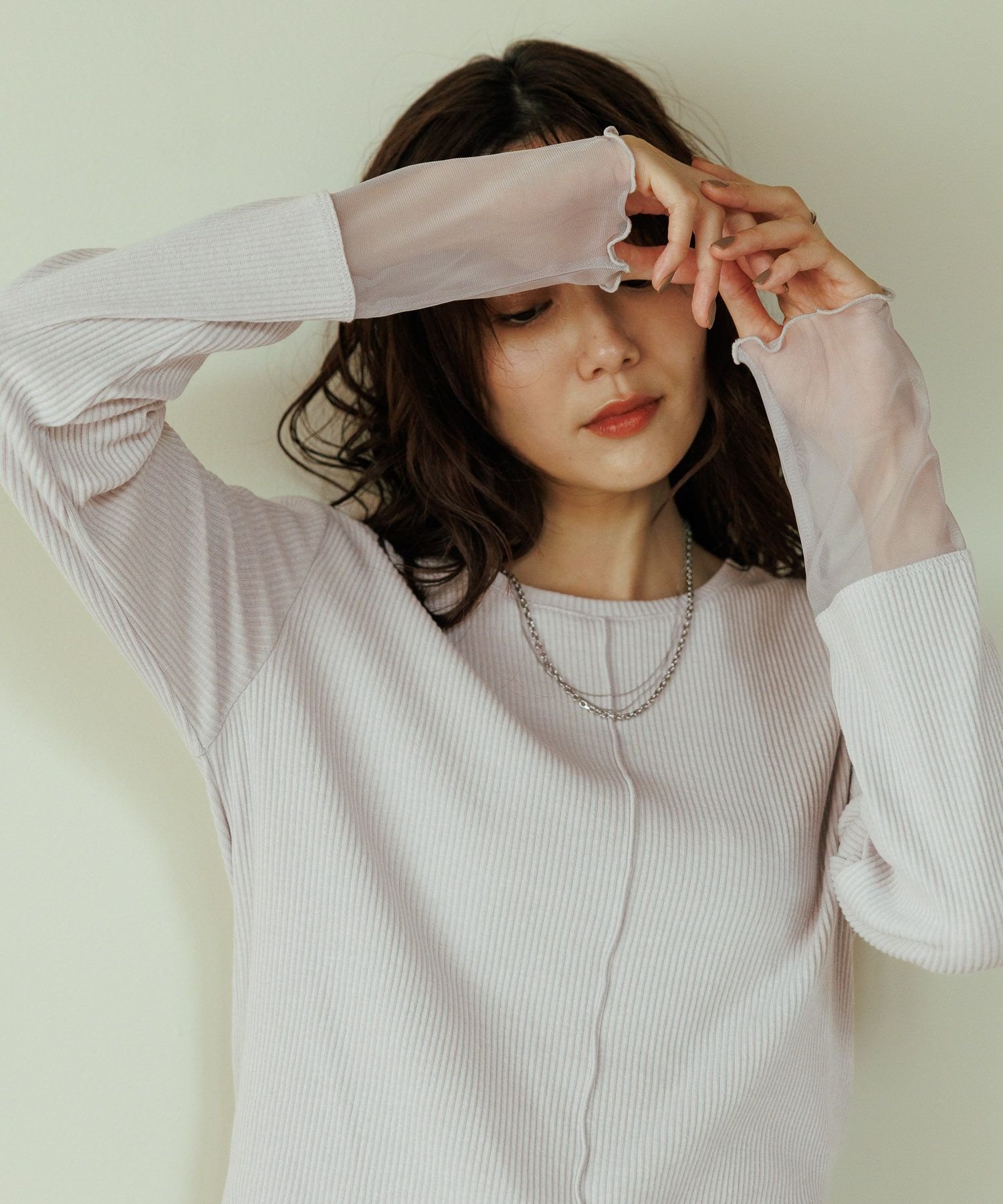utatane×Acka.】浴衣4点セット 菖蒲と糸菊 white（lame）