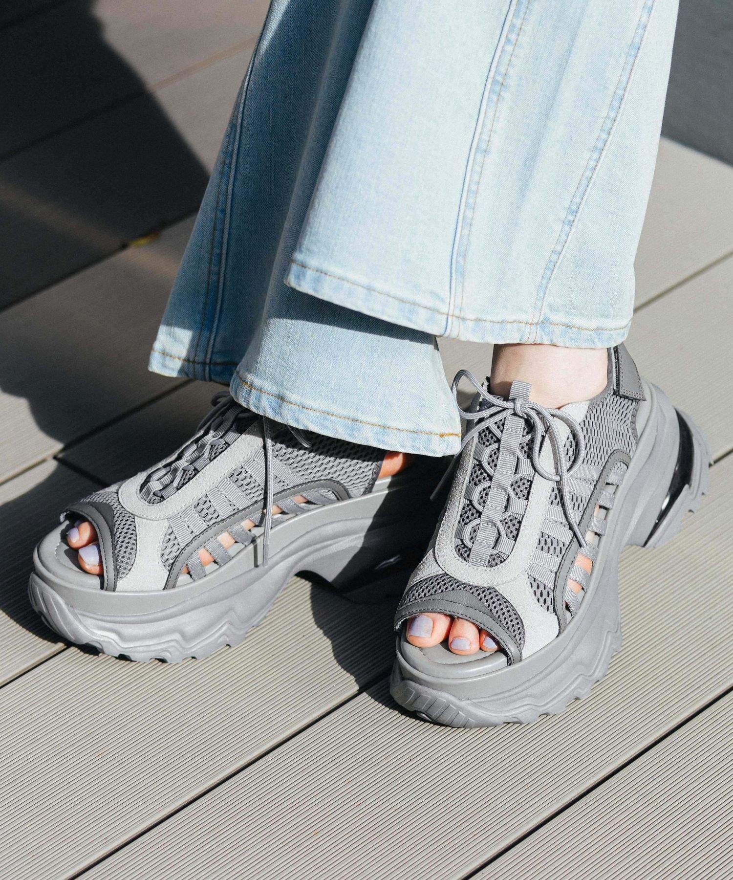JEANASIS レースアップスニーカーサンダル JEANASIS｜レースアップスニーカーサンダル | Rakuten Fashion