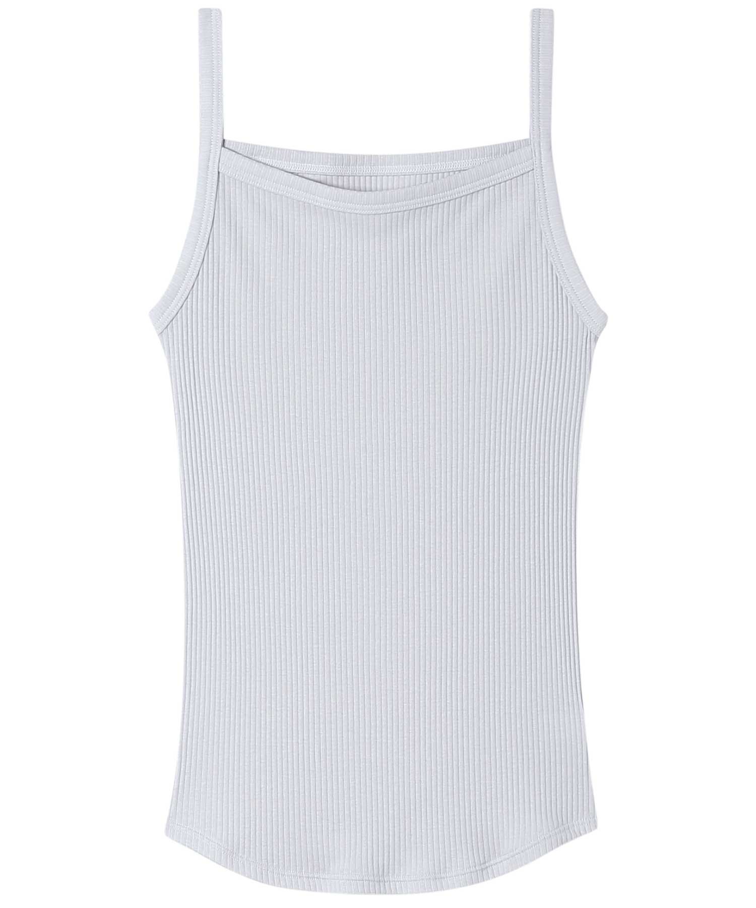 楽天市場】綿100% リブ編みコットン キャミソール une nana cool