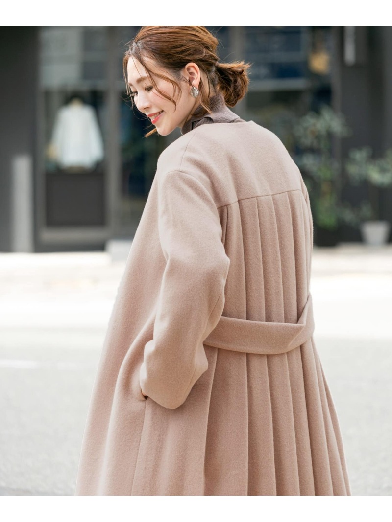 SALE／50%OFF】ROSSO バックプリーツVネックコート アーバンリサーチ 