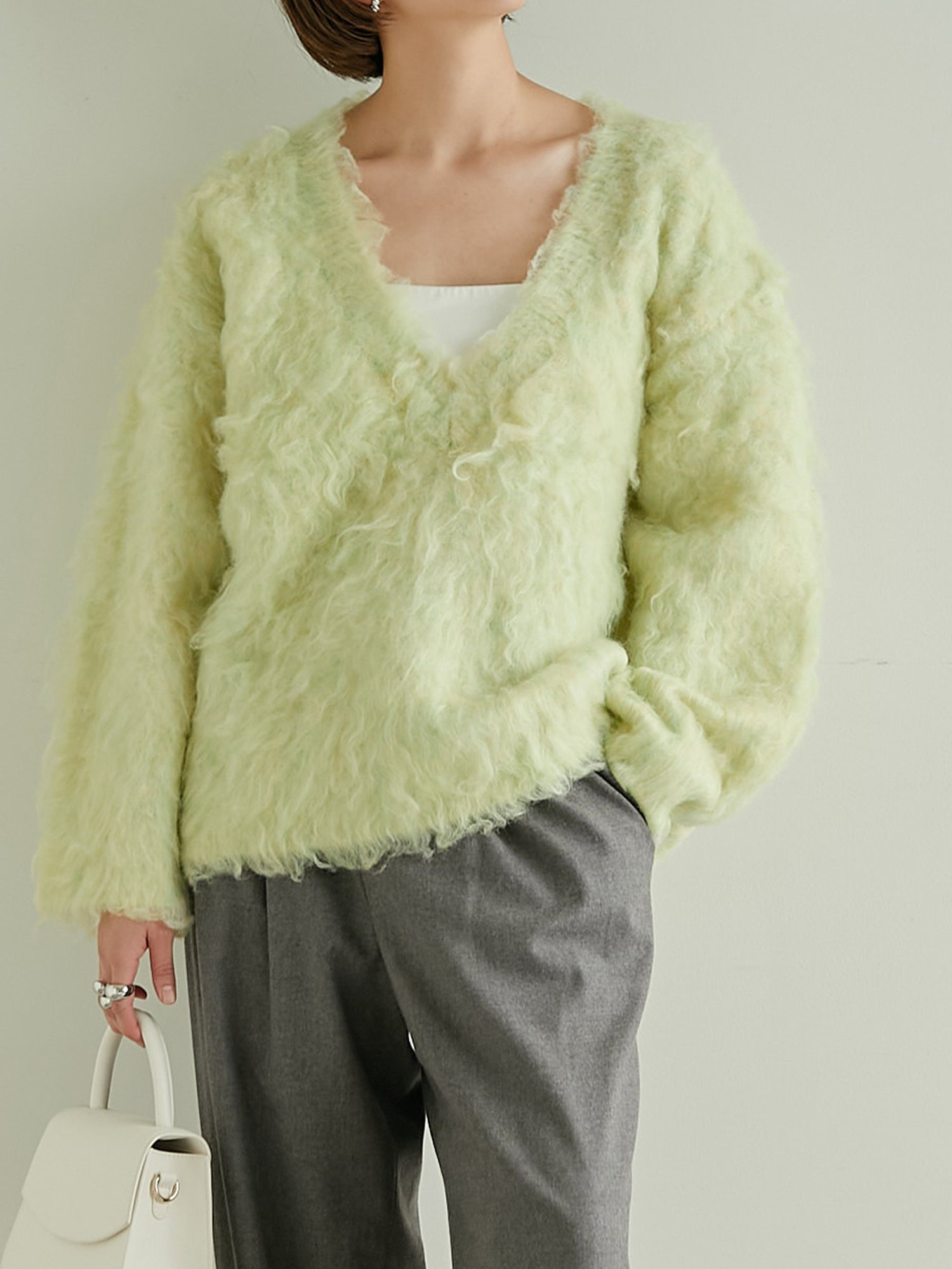 SALE／40%OFF】GALLARDAGALANTE シャギープルオーバーニット