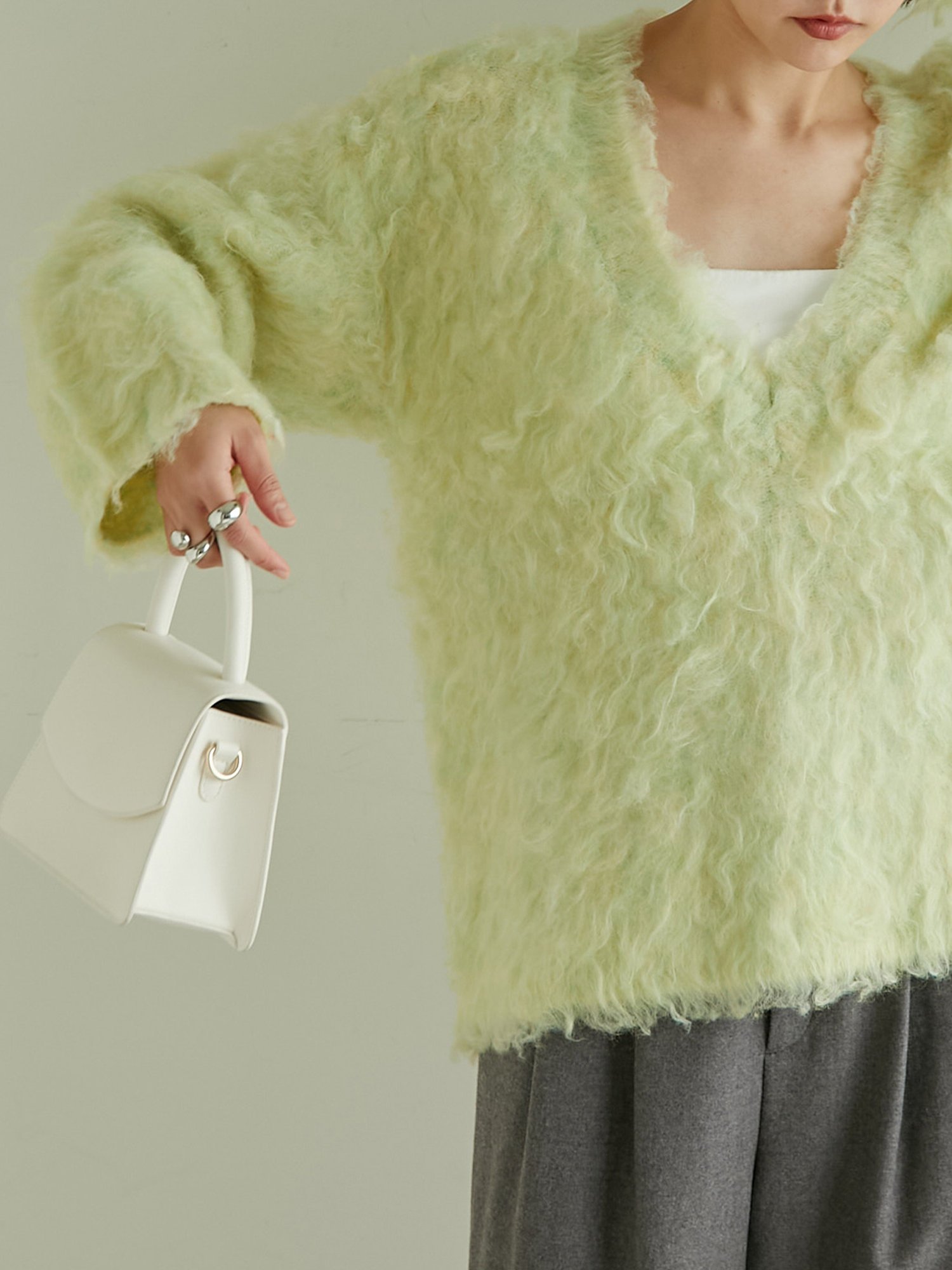 SALE／40%OFF】GALLARDAGALANTE シャギープルオーバーニット