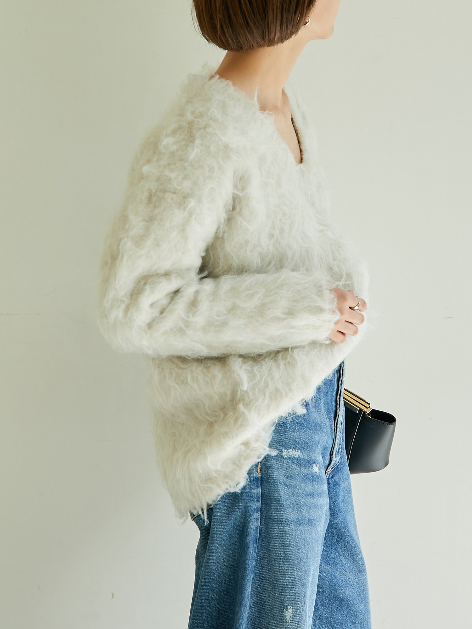SALE／40%OFF】GALLARDAGALANTE シャギープルオーバーニット