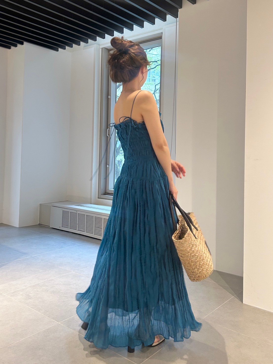 SALE／50%OFF】FRAY I.D ワッシャーシャーリングキャミワンピース 