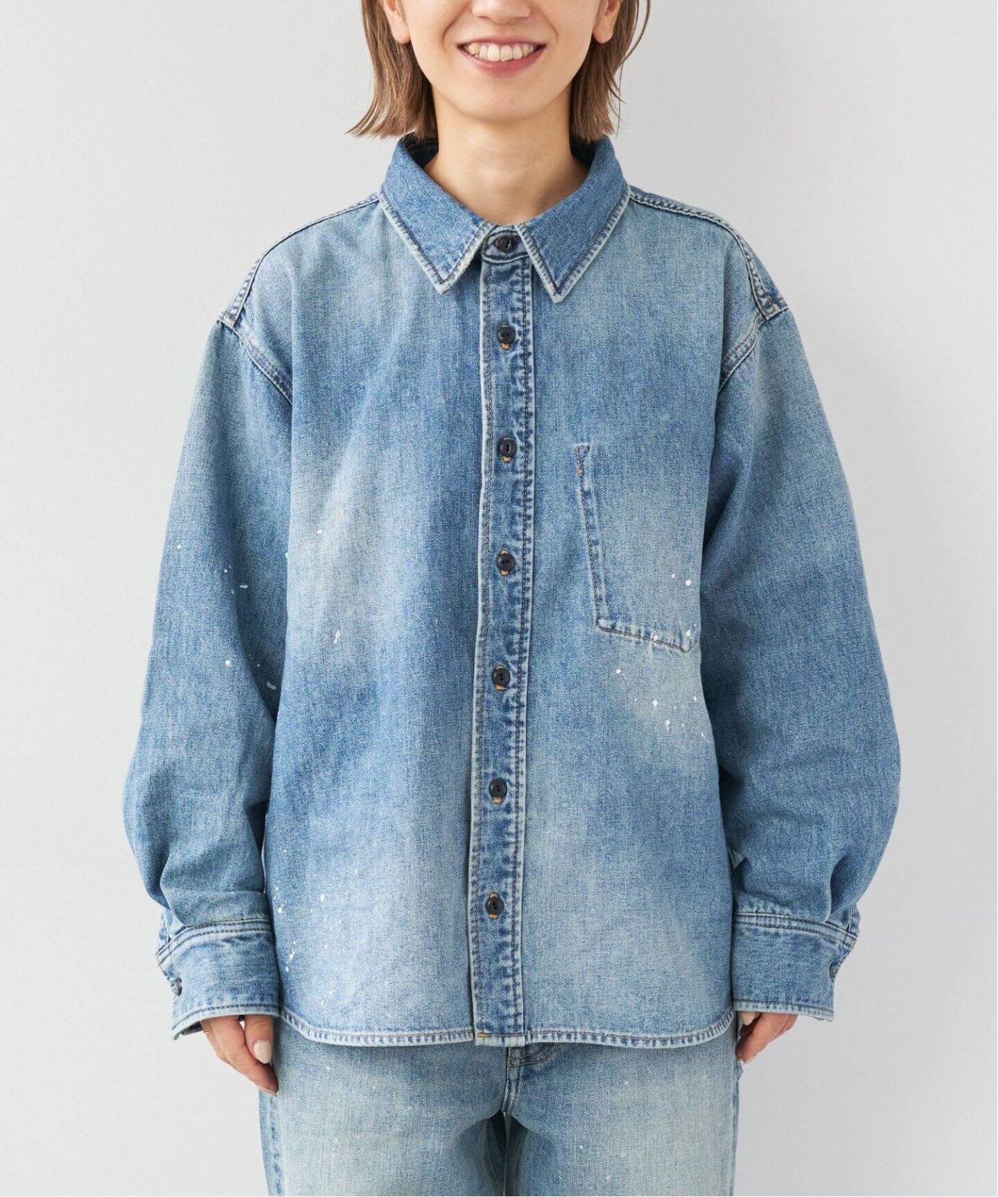 plage 《追加》les Tendre DENIM シャツ2 プラージュ トップス シャツ