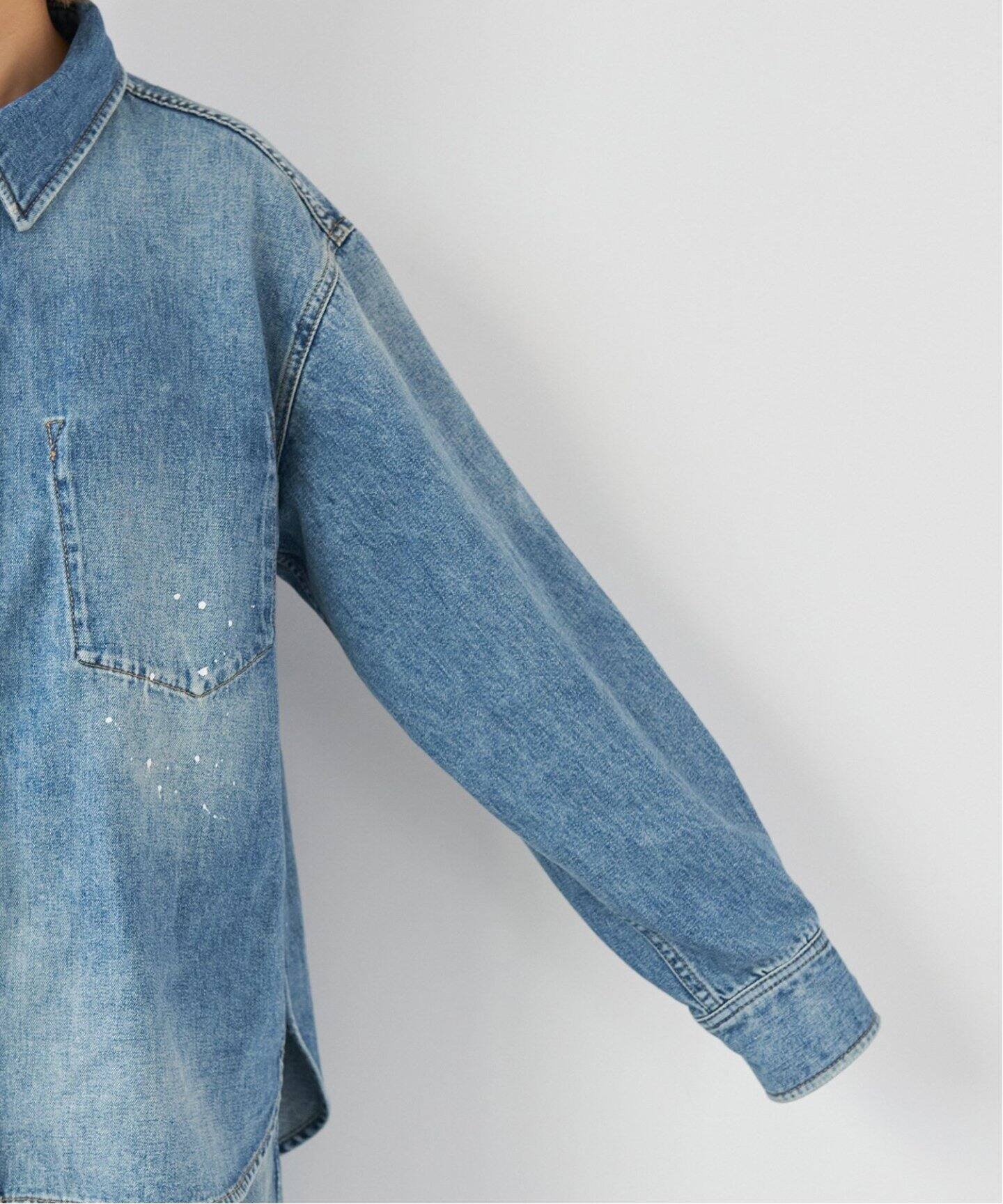 新品 Plage プラージュ Les Tendre DENIM デニムシャツ aob.adv.br