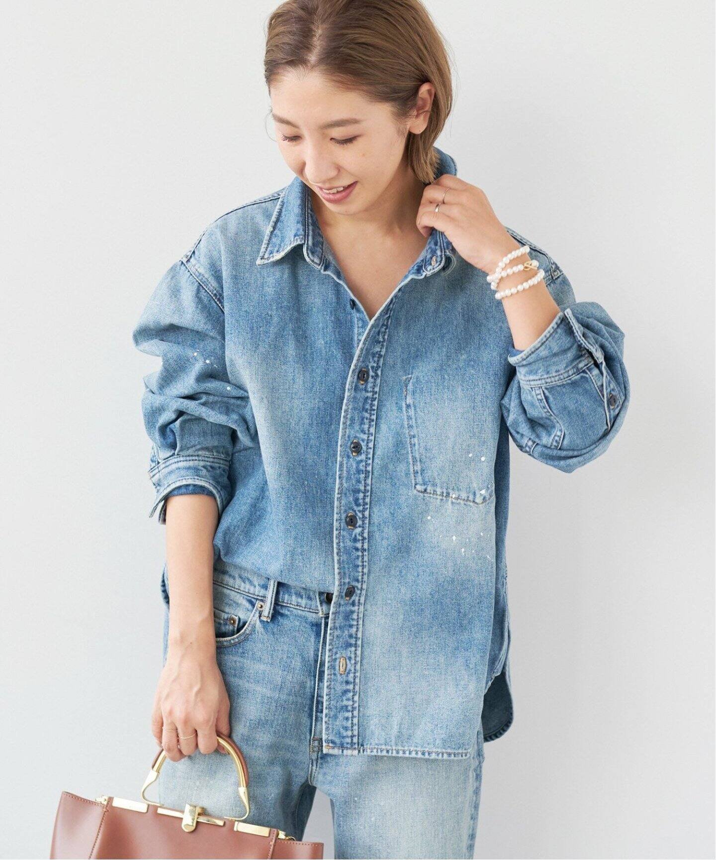 plage 《追加》les Tendre DENIM シャツ2 プラージュ トップス シャツ