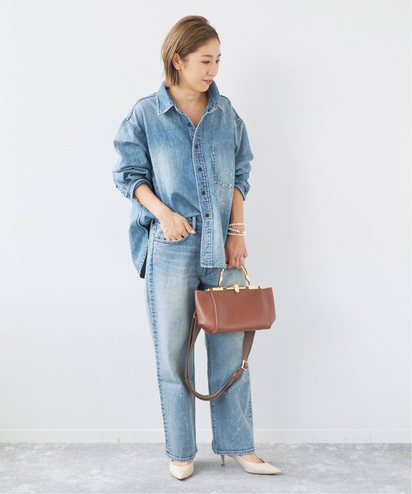 plage 《追加》les Tendre DENIM シャツ2 プラージュ トップス シャツ