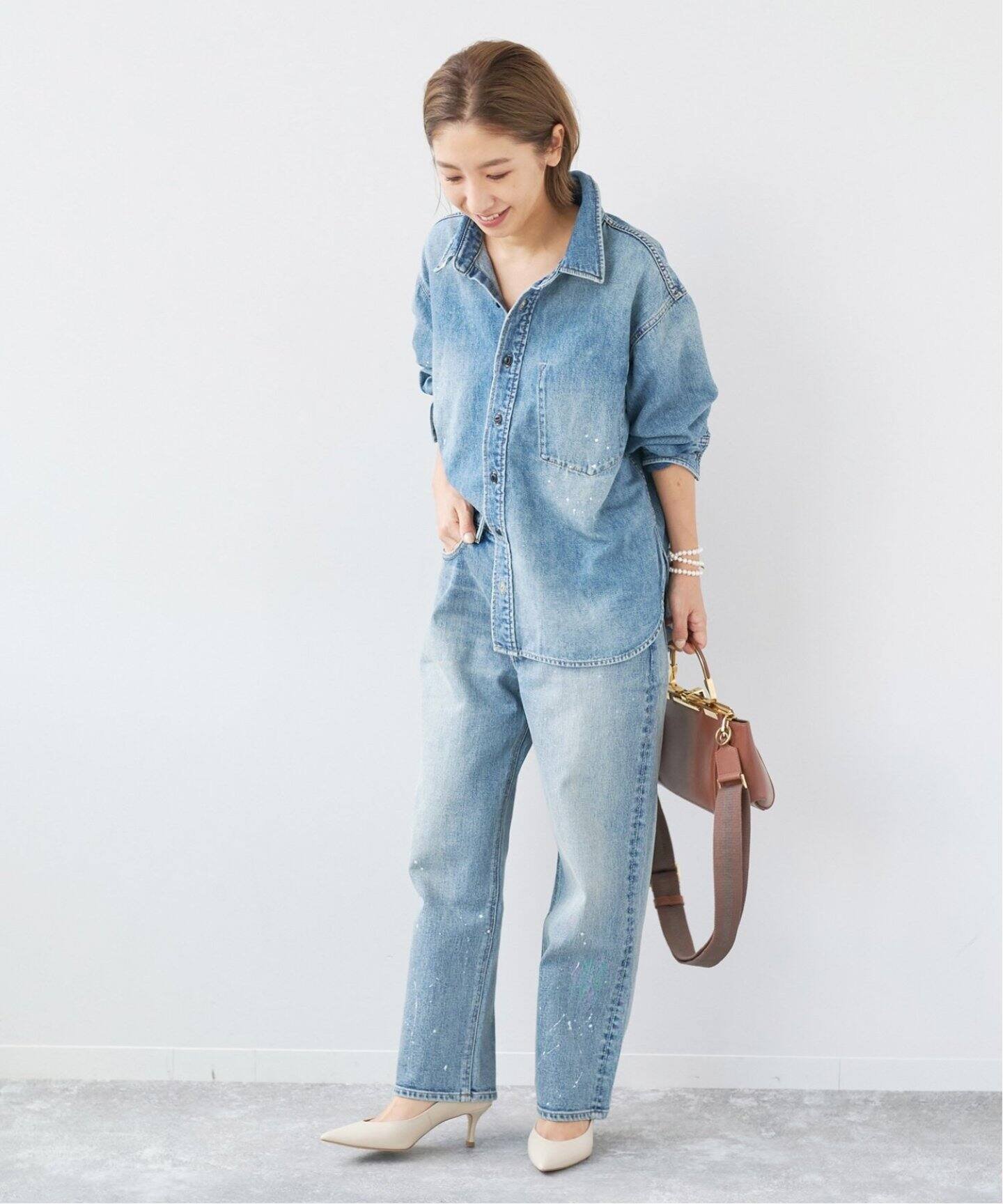 plage 《追加》les Tendre DENIM シャツ2 プラージュ トップス シャツ