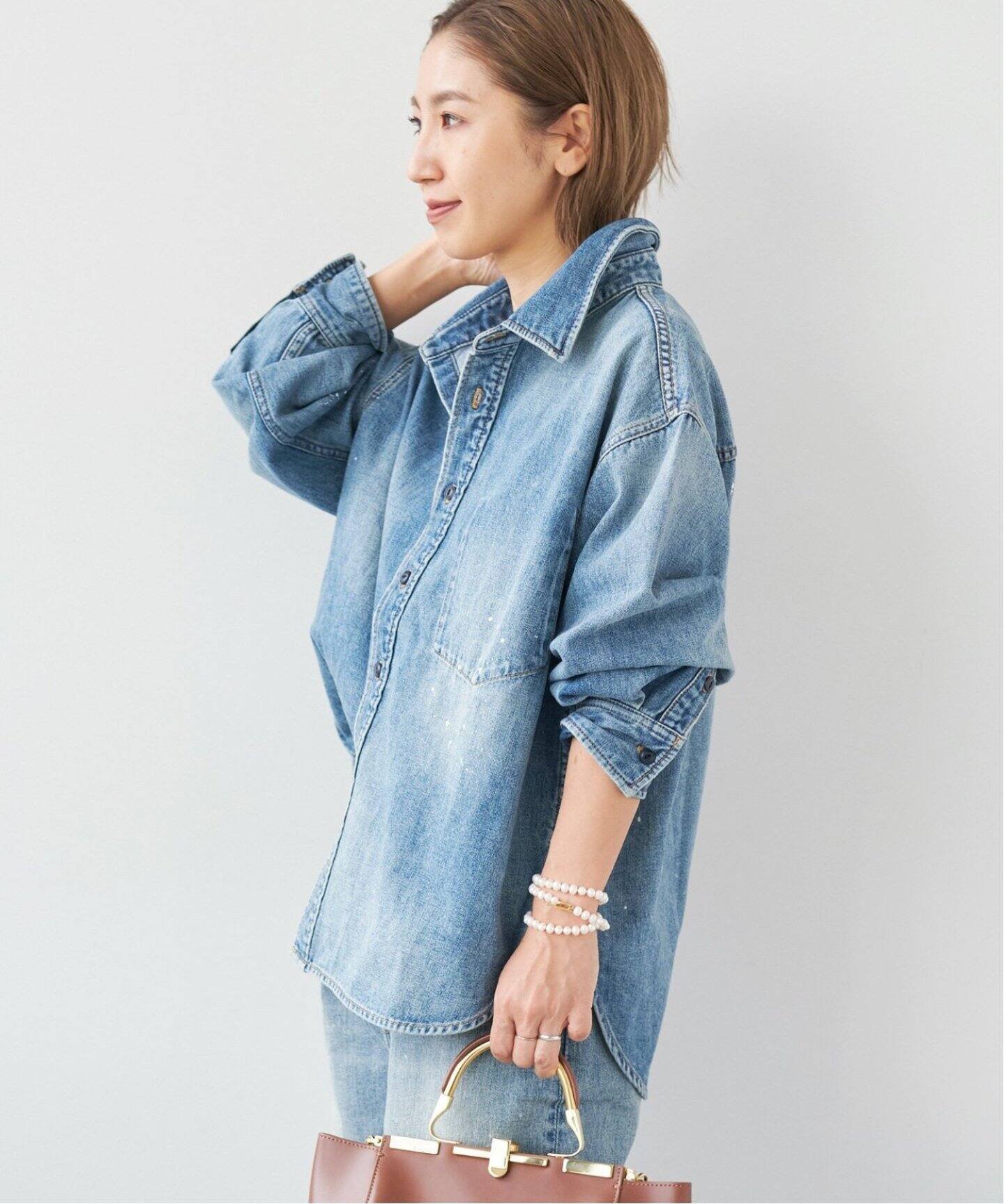 plage 《追加》les Tendre DENIM シャツ2 プラージュ トップス シャツ