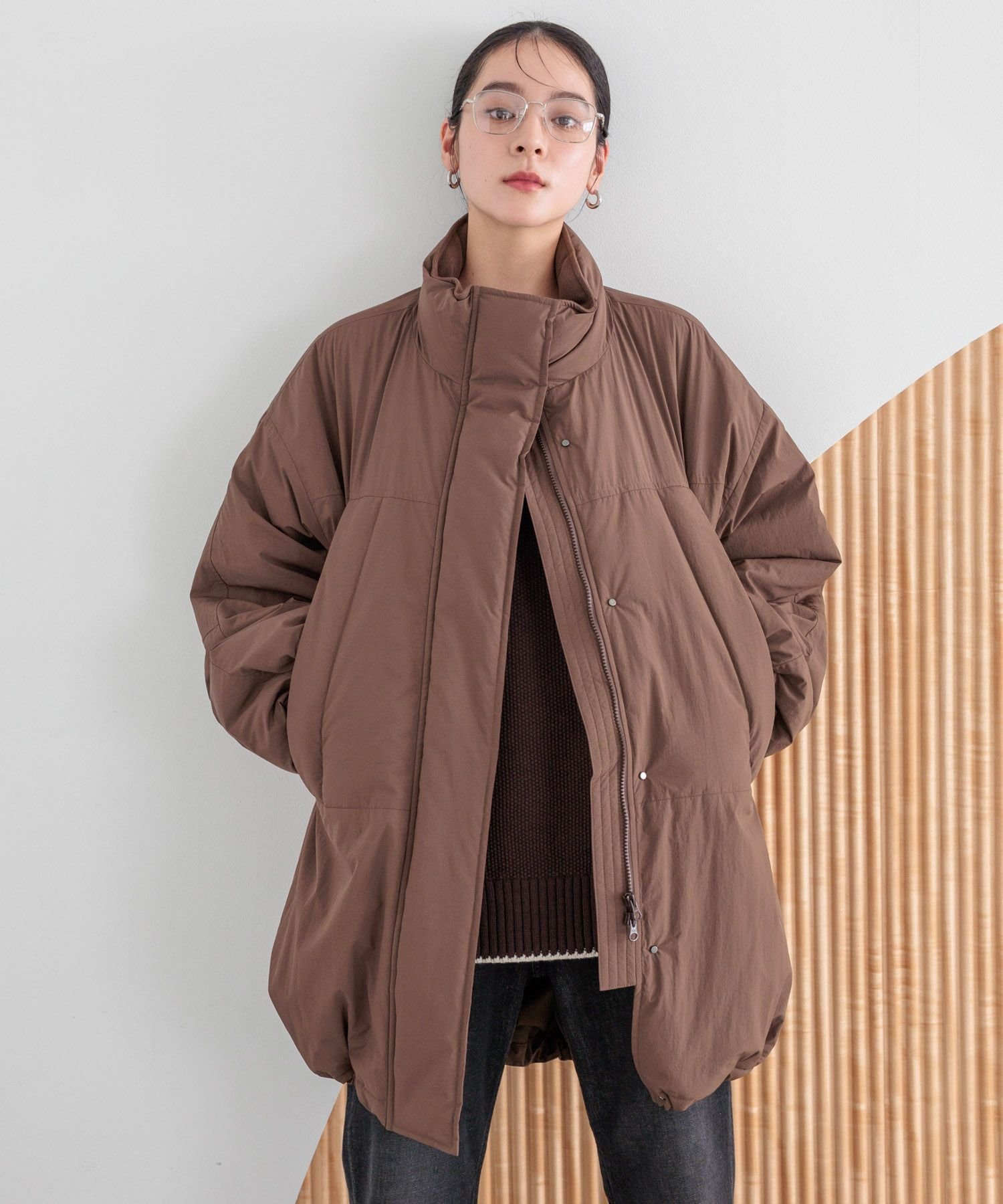 今季！新品！ローリーズファームブラウン ジャケット　今月限定大幅値下げ SALE／30%OFF】LOWRYS FARM モンスターコート ローリーズファーム