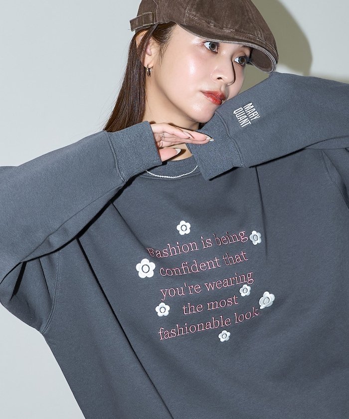 MARY QUANT - 【新品タグ付】マリークワントスウェット トップス ブルゾン グレー kf6024-03_1.jpg