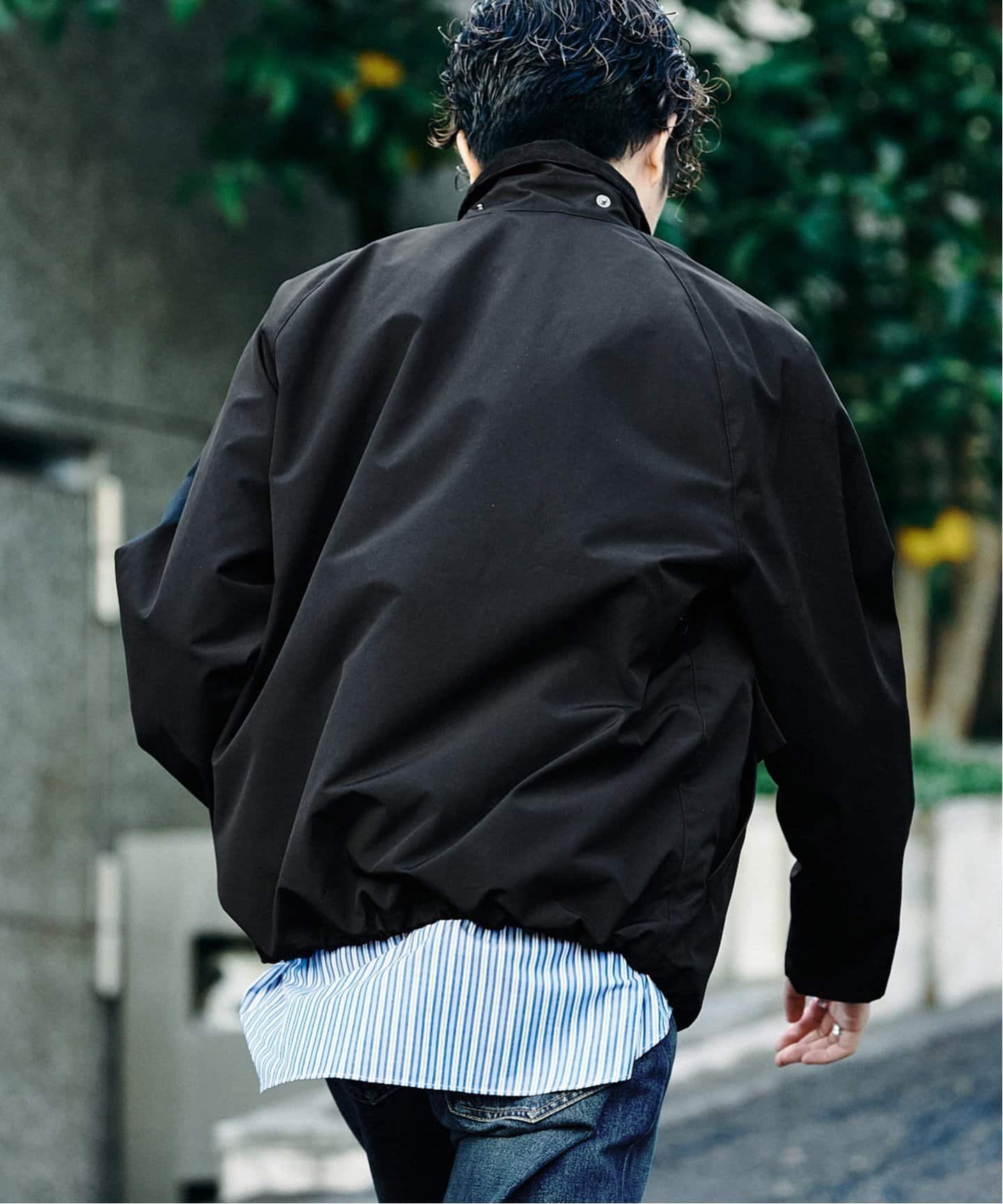 バブアー Barbour Modified BORDER ブラック メンズ Barbour EDFICE別注 Modified BORDER