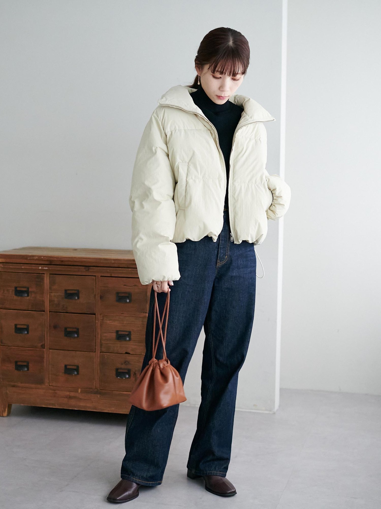 SALE／16%OFF】Discoat 【SNSで話題!】中綿スタンドショートジャケット 