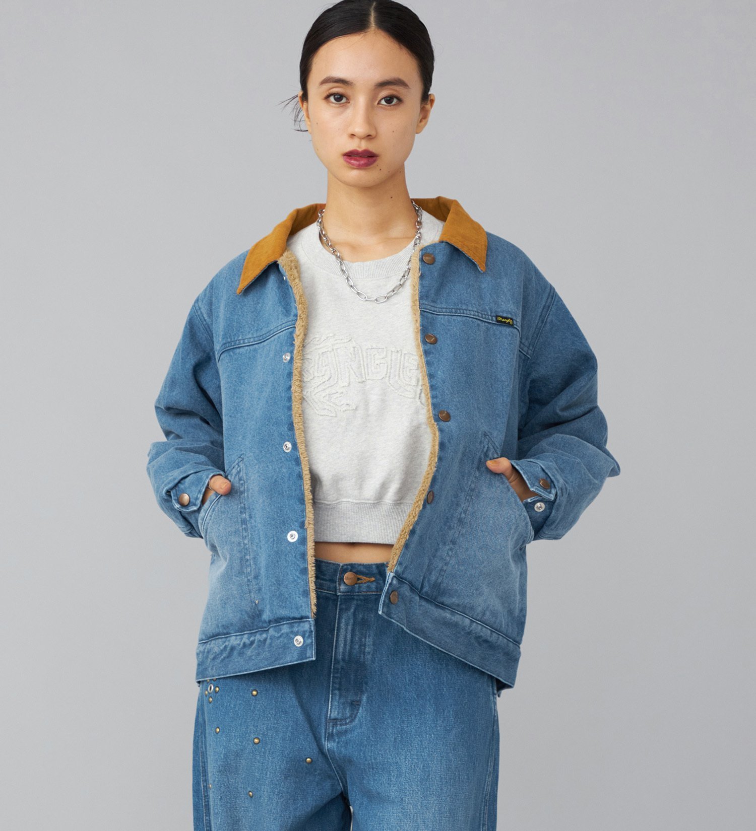 楽天市場】Wrangler ラングラー ショートボアジャケット BROKEN-TWILL