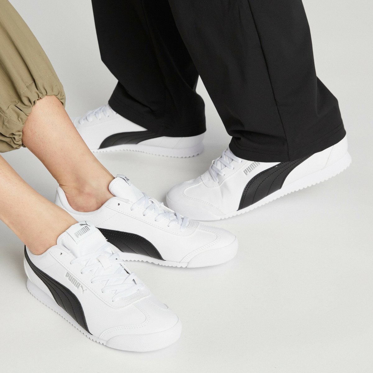 楽天市場】PUMA プーマ スニーカー TURIN 4 WHITE GREEN 403825