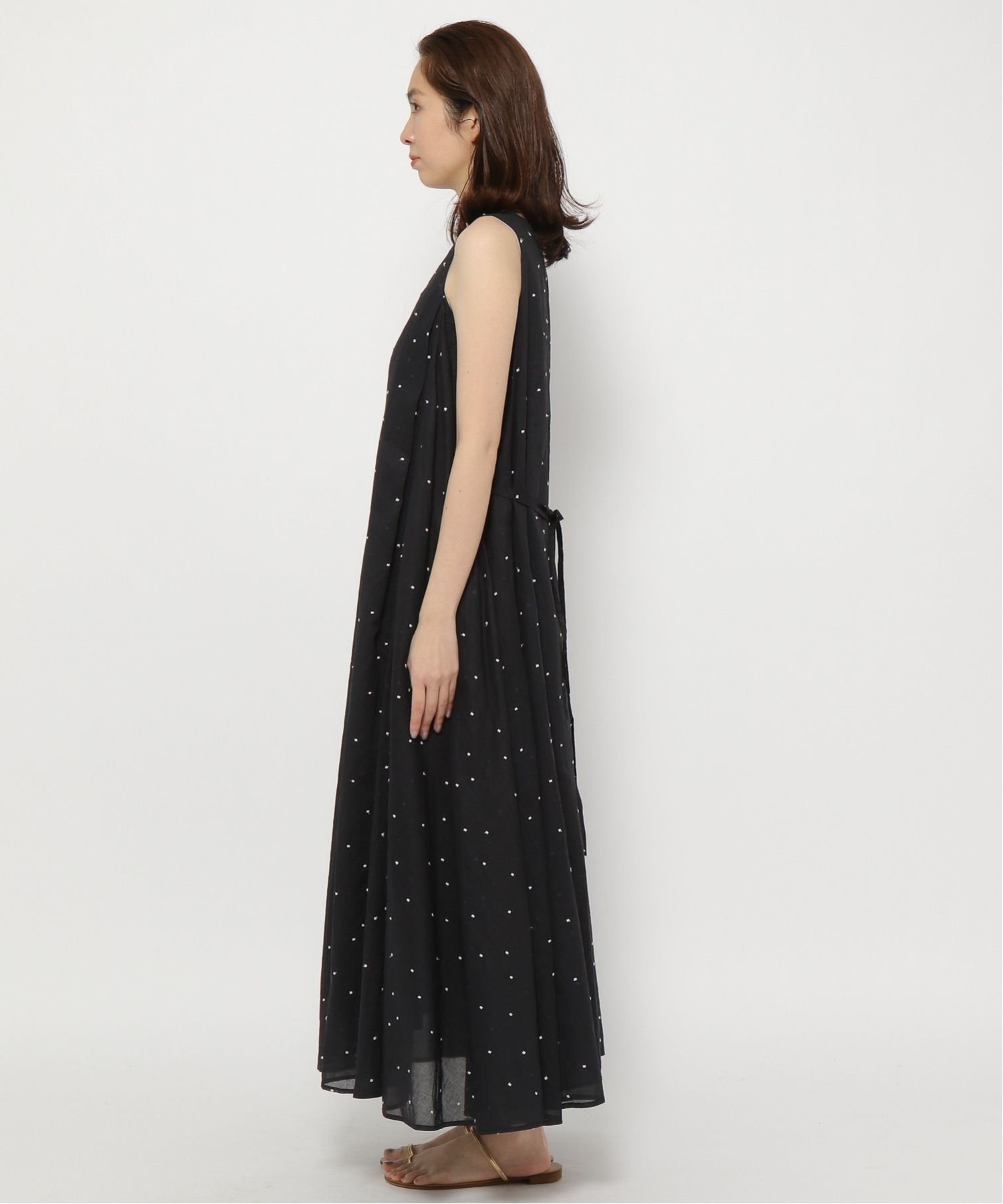 【美品】BABYLONE Indot サックワンピース BABYLONE Indot サックワンピース バビロン ワンピース・ドレス