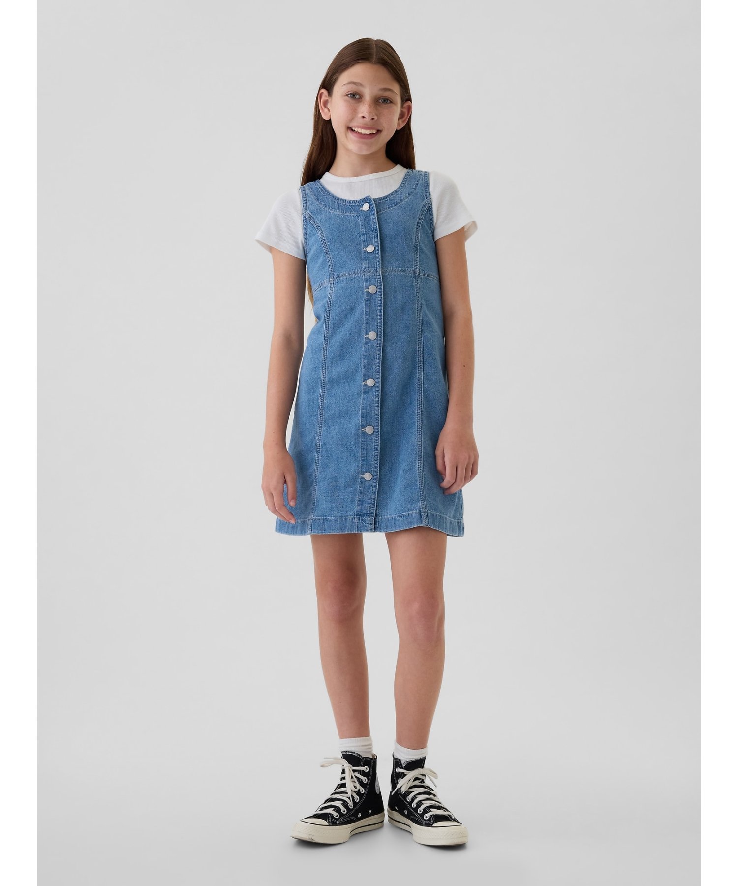 BAPE KIDS デニムワンピース ノースリーブ BAPE KIDS デニムワンピース ノースリーブ