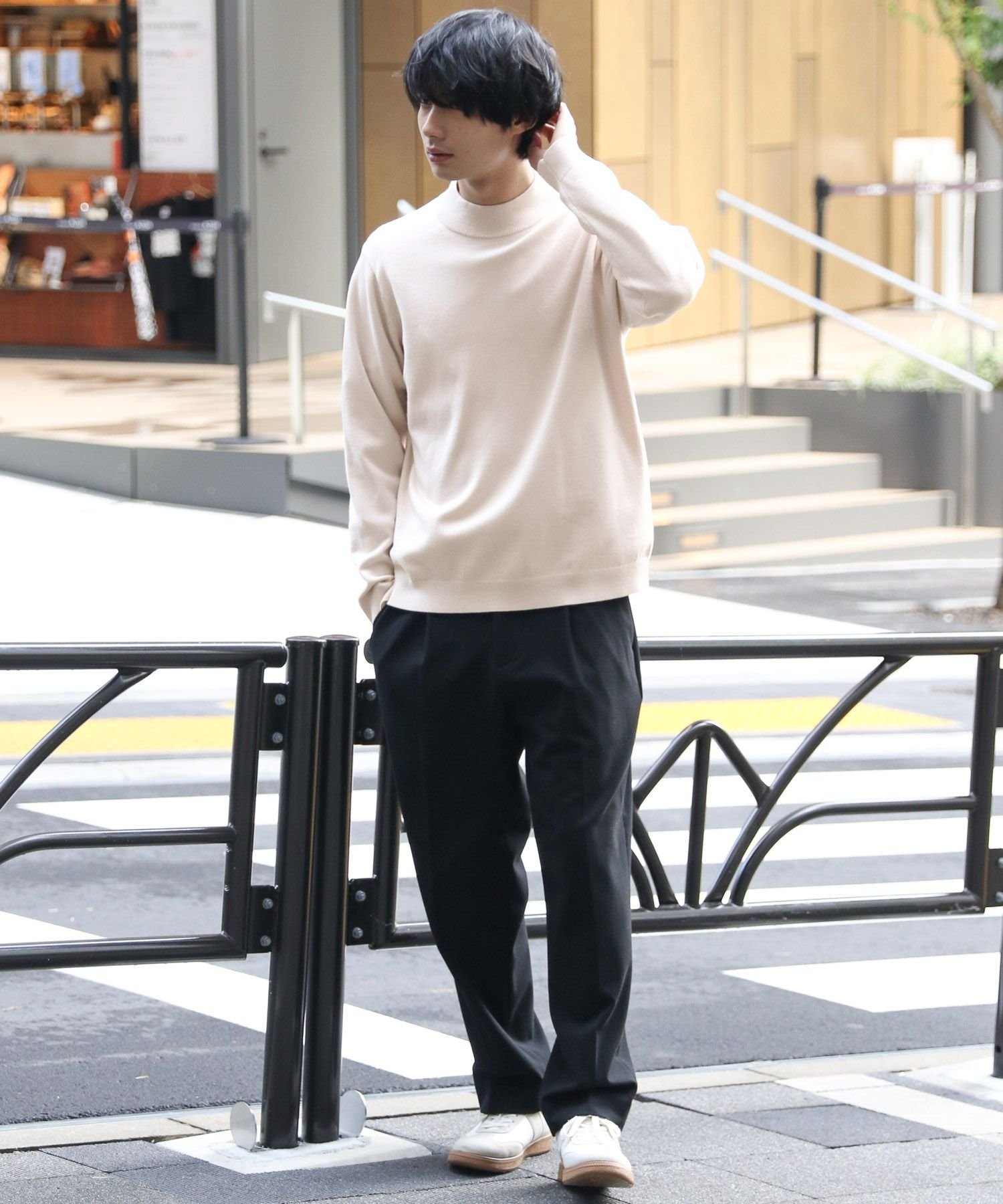 SALE／50%OFF】GLOBAL WORK メルティモックネックプルオーバー/116371