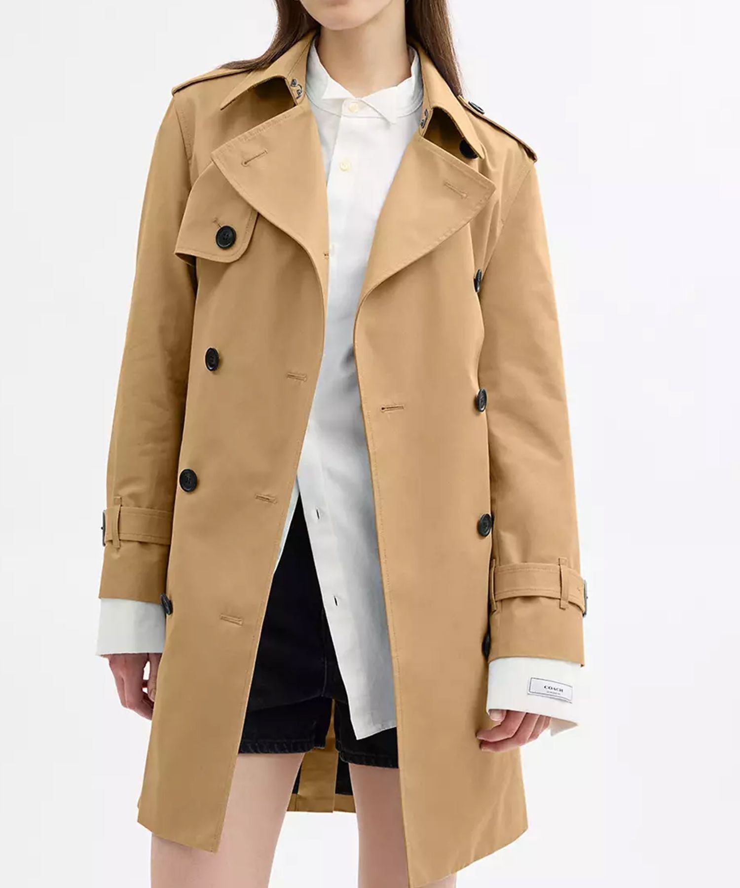 本日限り‼️コーチCOACH ベージュ トレンチコート COACH（コーチ）トレンチコート ベージュ サイズ:M レディース