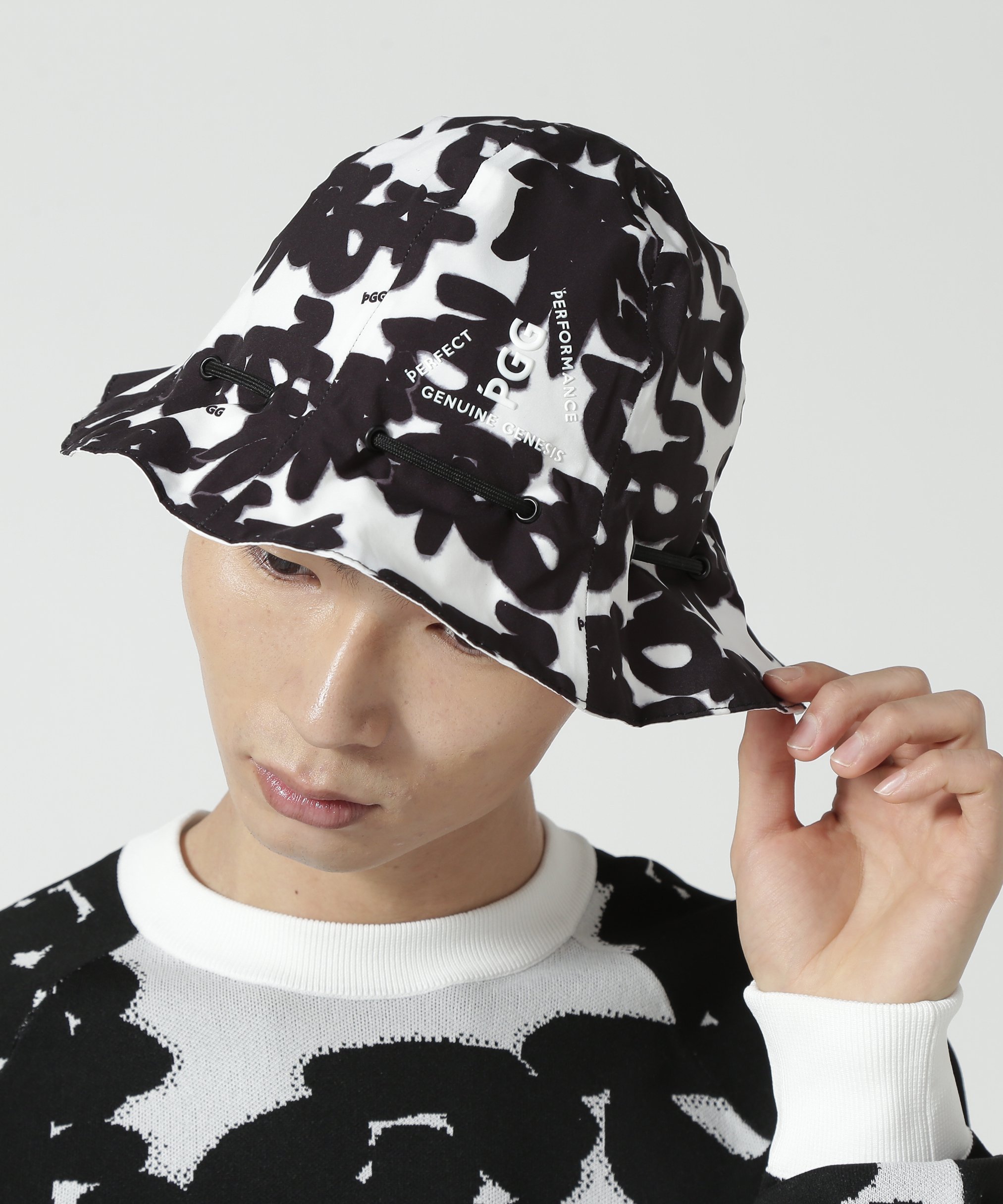 パーリーゲイツ／ SNOOPY 耳付きハット ＜ネイビー＞ ユニセックス 楽天市場】パーリーゲイツ PEARLY GATES SNOOPY 耳付きハット