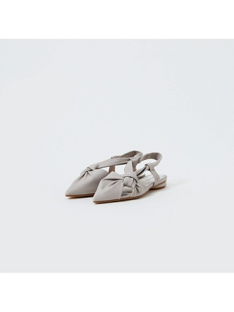 【SALE／60%OFF】Au BANNISTER 【LAROUTE】ソフトツイストスリングバックパンプス オゥ・バニスター シューズ・靴 パンプス ブルー オレンジ グレー画像