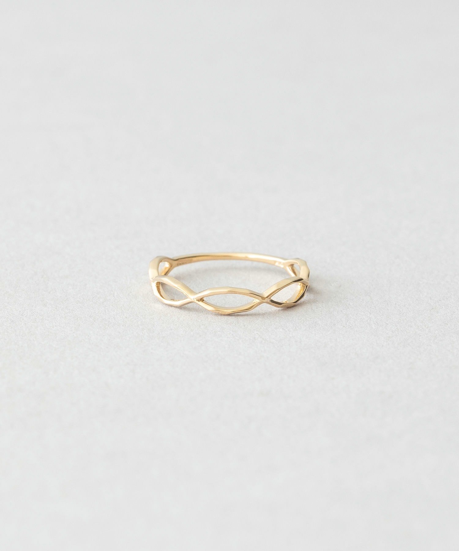 楽天市場】K10YG レイヤー クラフト リング Jouete ジュエッテ