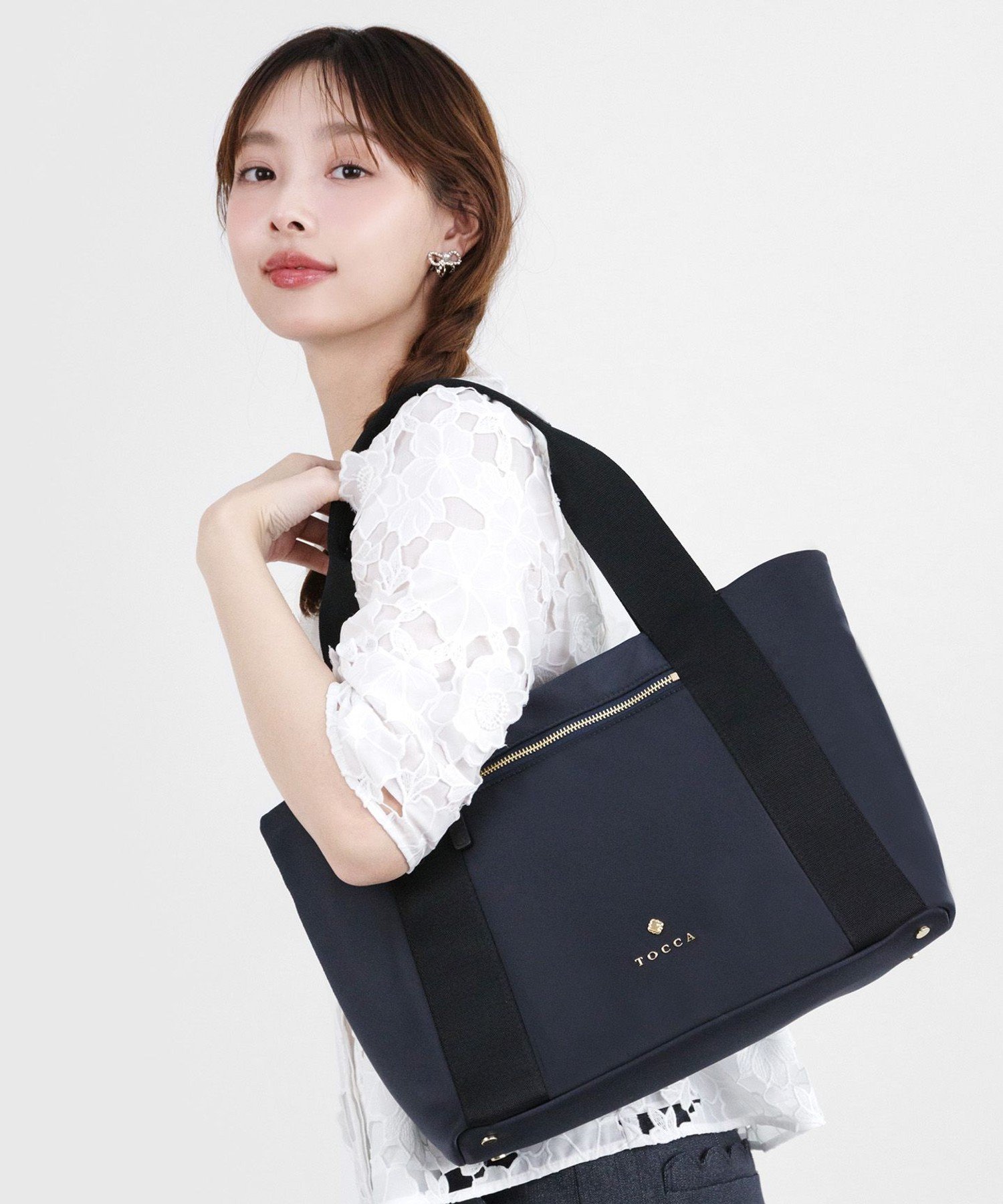 TOCCA トッカ　JOLIE KNOT NYLONTOTE トートバック JOLIE KNOT NYLONTOTE – TOCCA OFFICIAL SITE