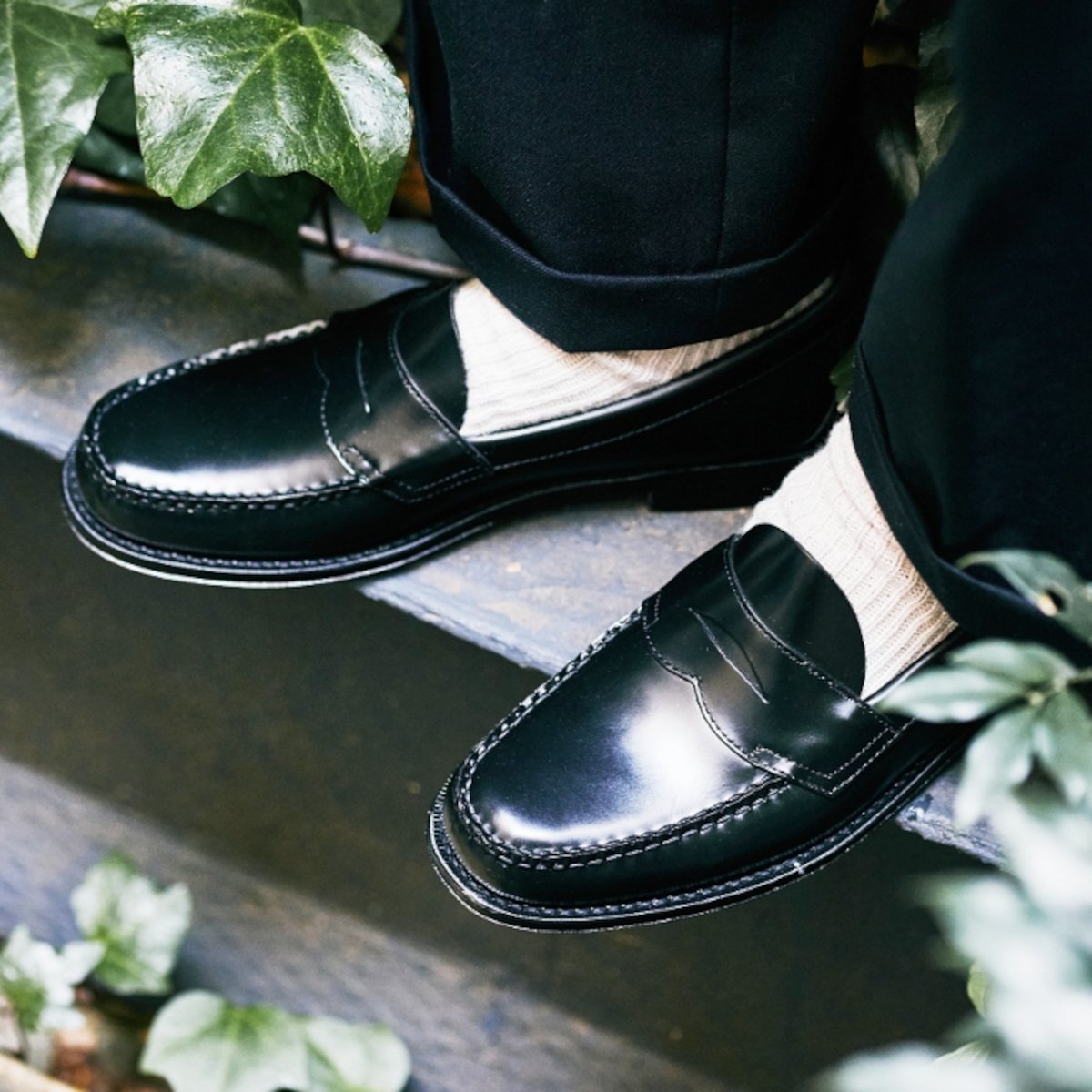 【希少 コードバン】HARRIS ハリス ネイビー ビットローファー 26.5 希少 コードバン】HARRIS ハリス ネイビー ビットローファー 26.5