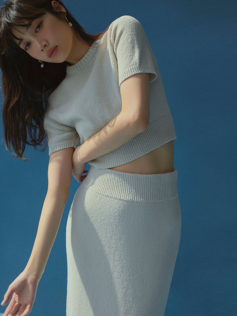 SALE／30%OFF】FRAY I.D クロップドニットセットアップ フレイ
