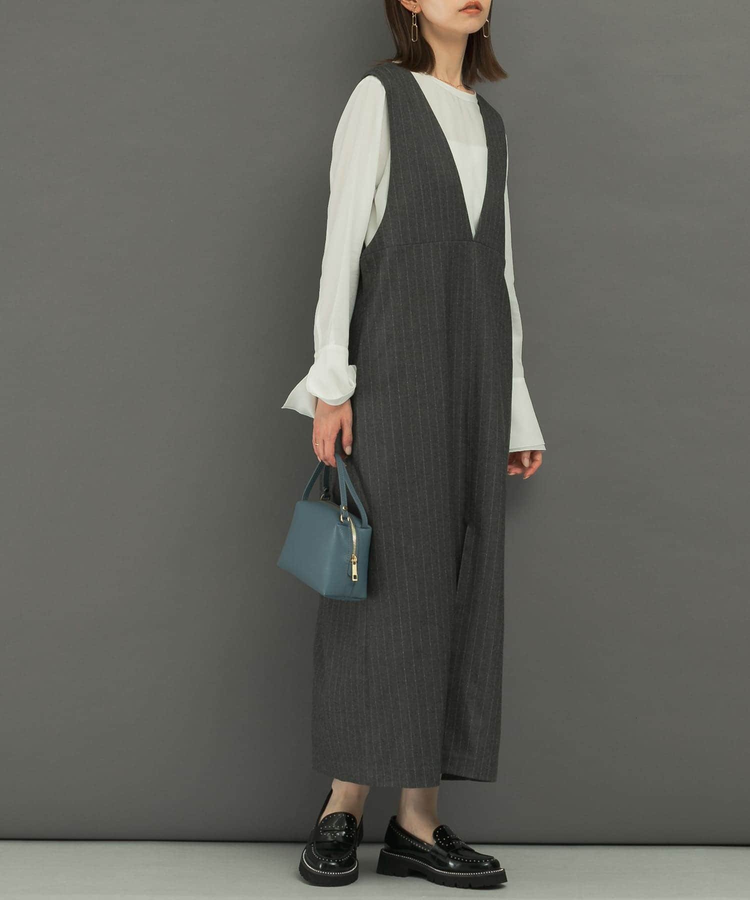 NOBLE, ストレートVネックワンピース NOBLE ワンピース ストレートVネックワンピース : ZOZOTOWN