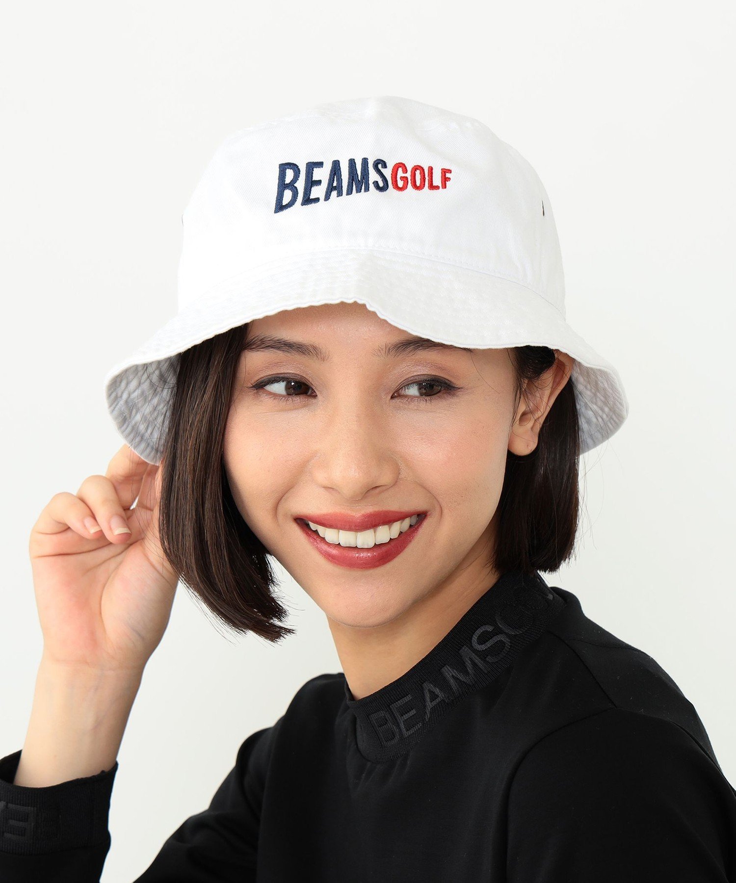 【希少】BEAMS GOLF × GOLFICKETS キャップ BEAMS GOLF キャップ 帽子 レーザー パンチング メンズ