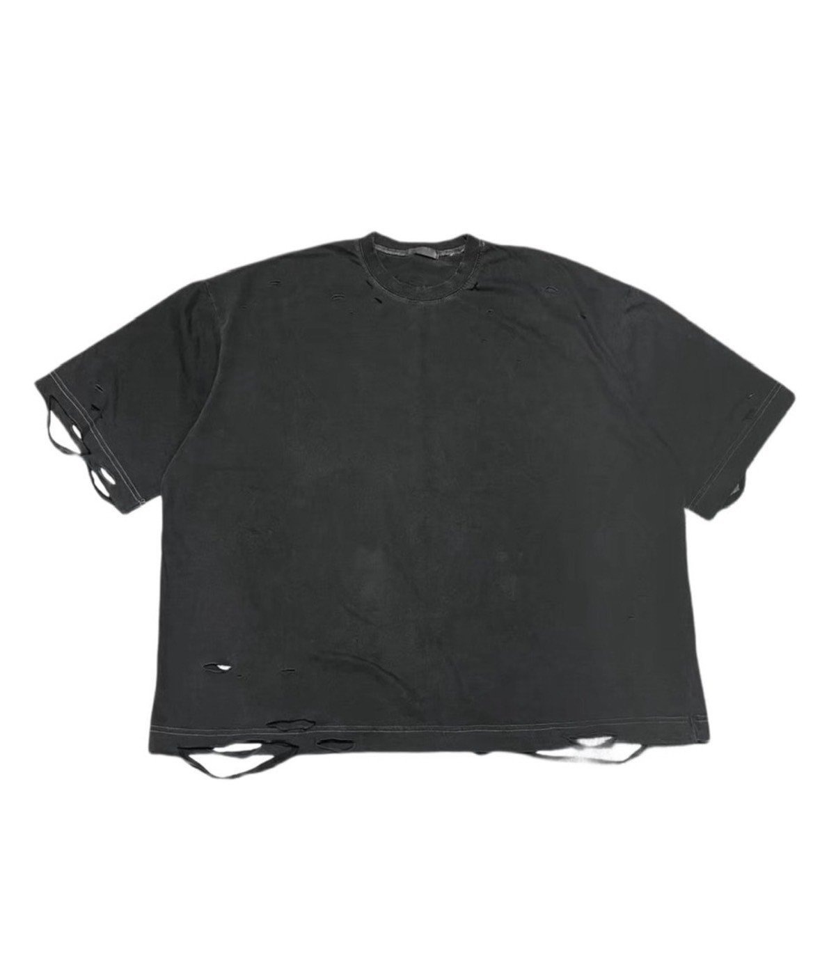 楽天市場】XU 【XU】damage oversized tee ネバーマインドザ