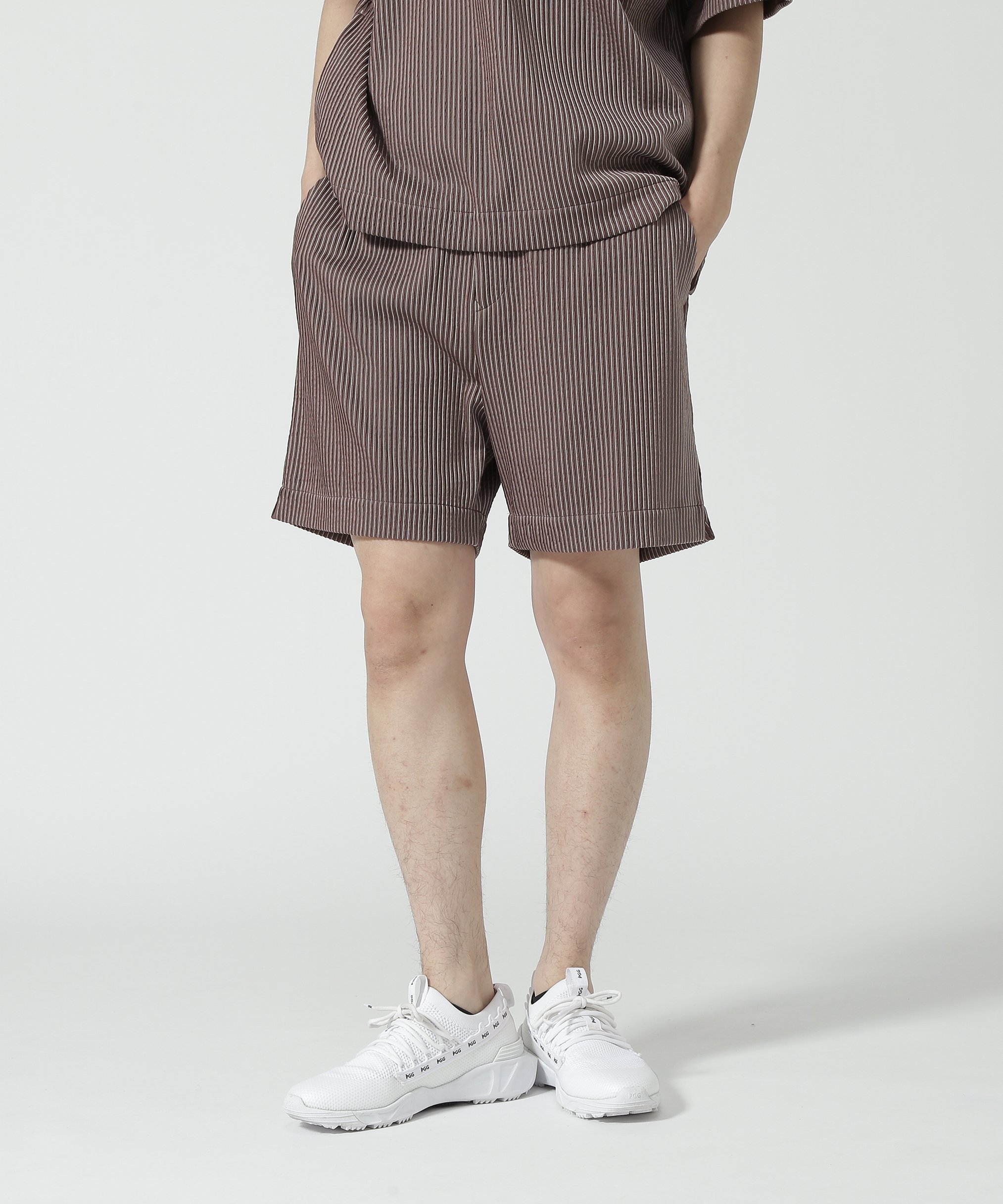 PGG PEARLY GATES グレー ショートパンツ 5サイズ PGG PEARLY GATES グレー ショートパンツ 5サイズ PGG PEARLY