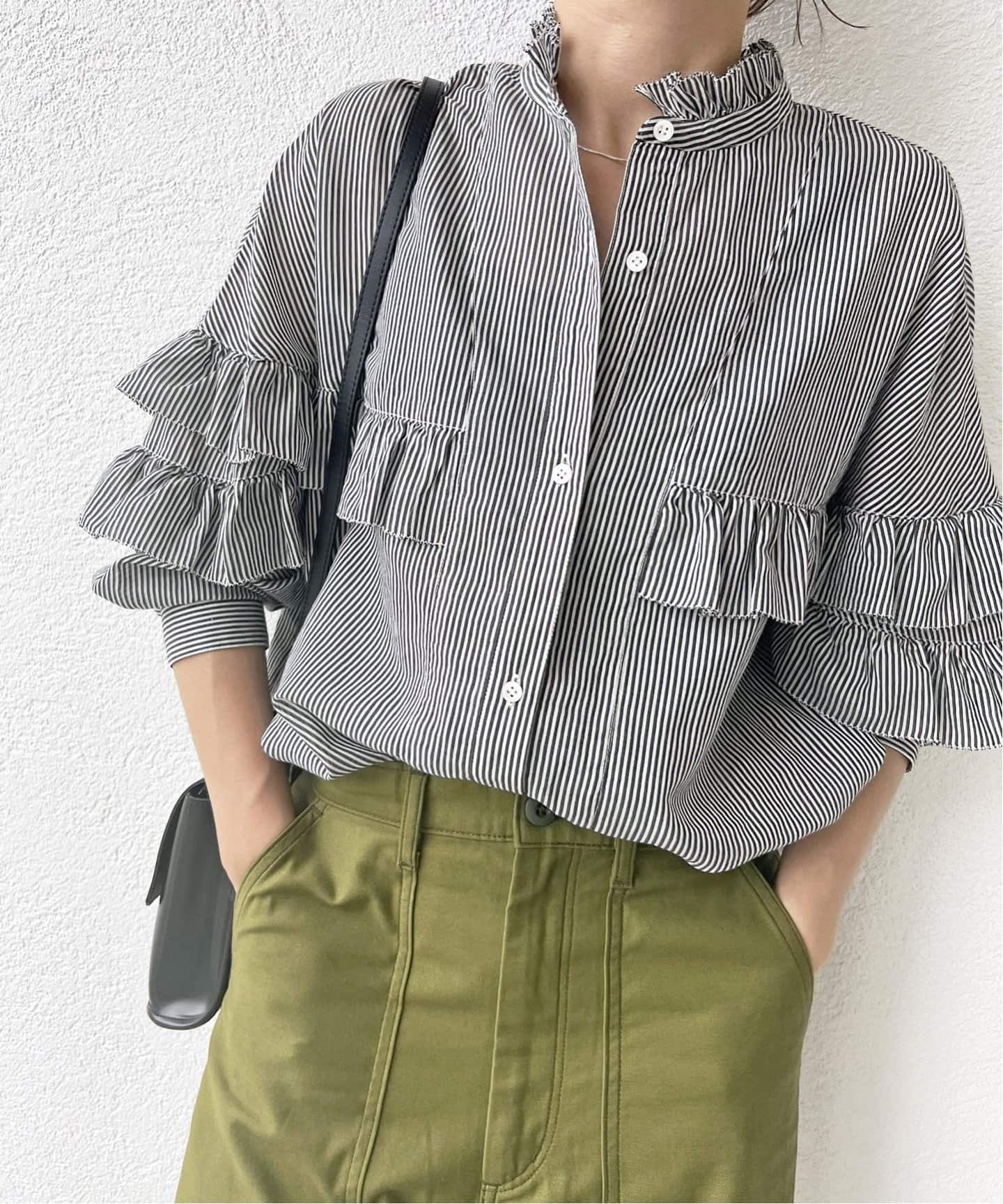 SALE／30%OFF】Spick & Span ≪追加≫コットンシルクティアードフリル 